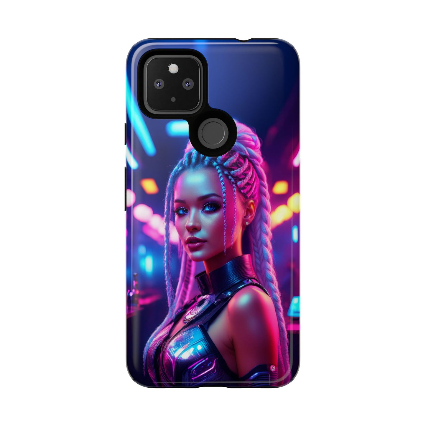 Futuristic Cyberpunk Female Cell Phone Case 007