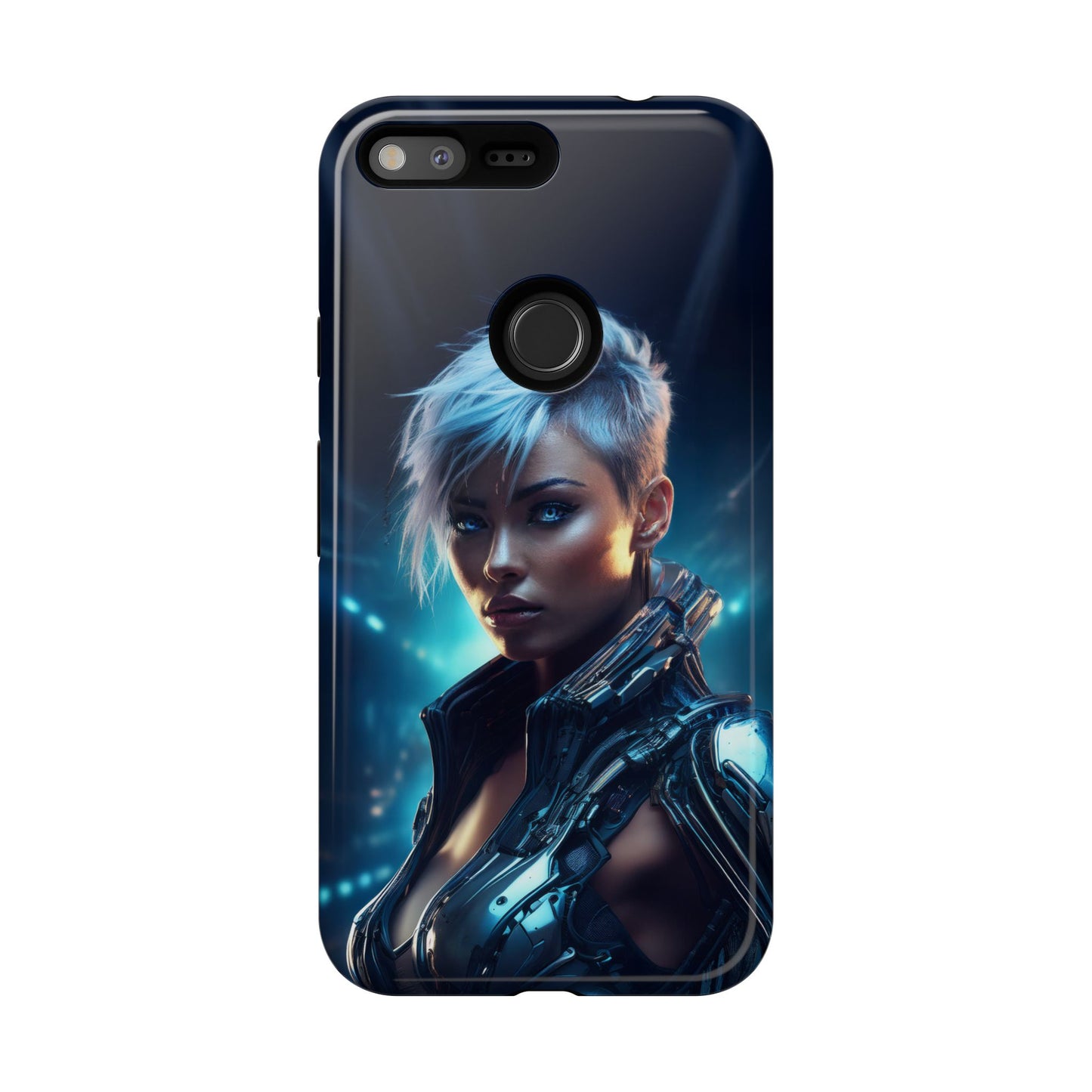 Futuristic Cyberpunk Female Cell Phone Case 027