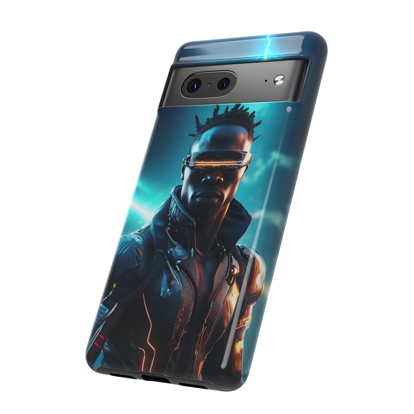 Futuristic Cyberpunk Male Cell Phone Case 014