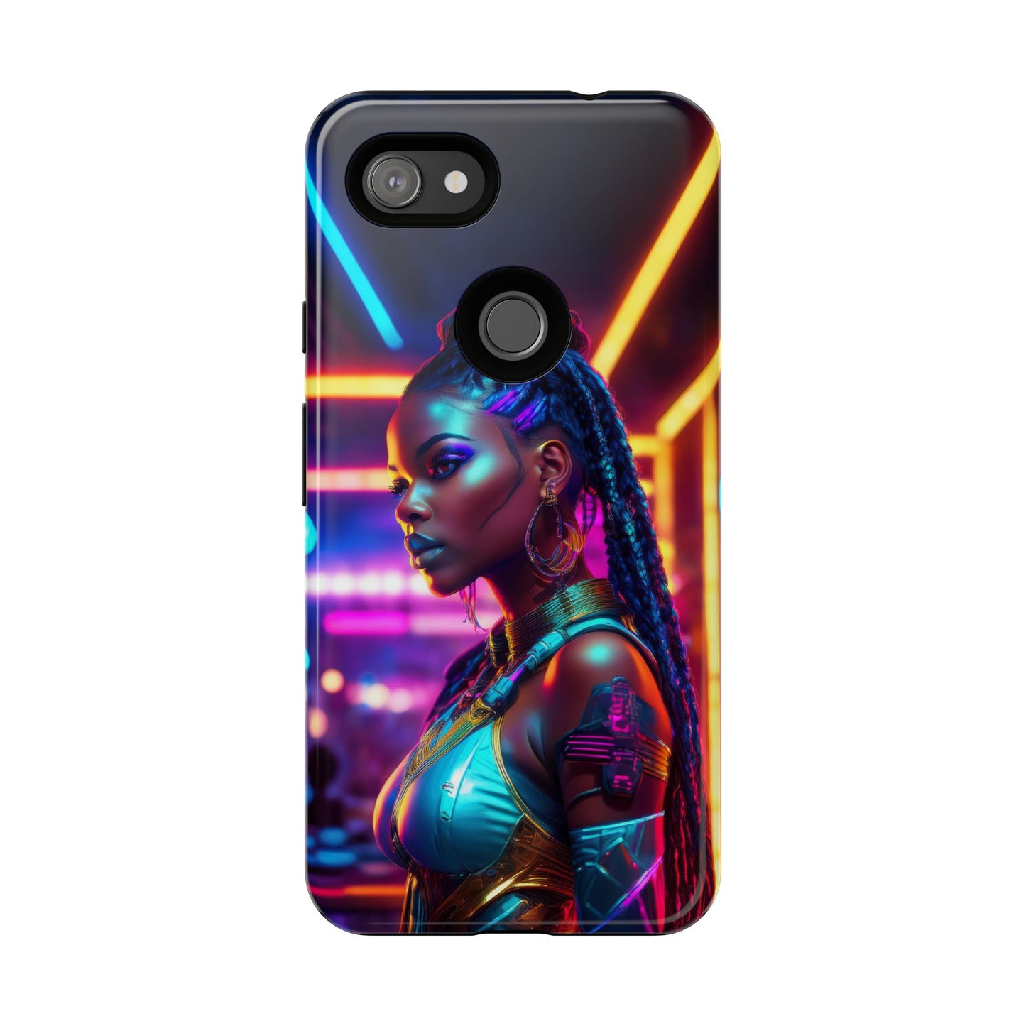 Futuristic Cyberpunk Female Cell Phone Case 006