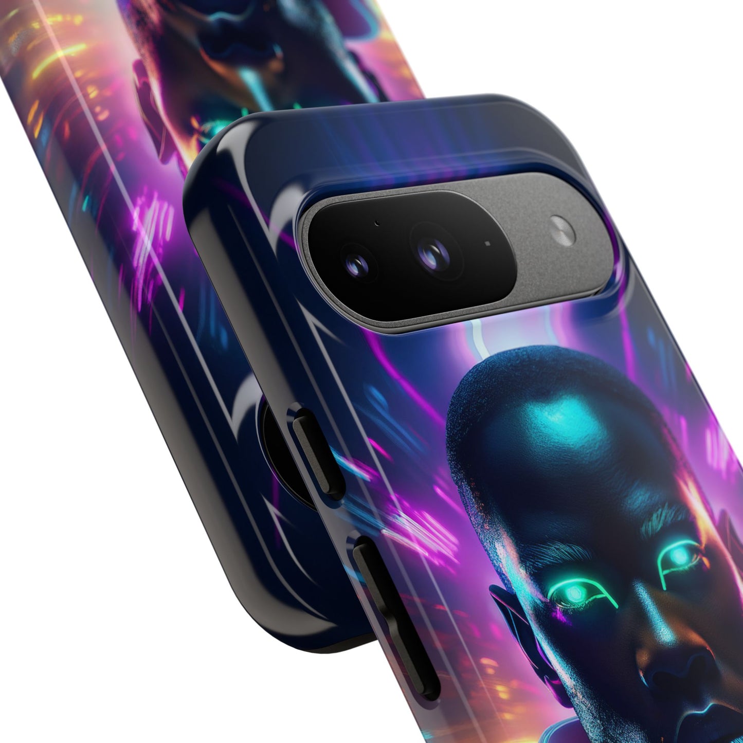 Futuristic Cyberpunk Male Cell Phone Case 022