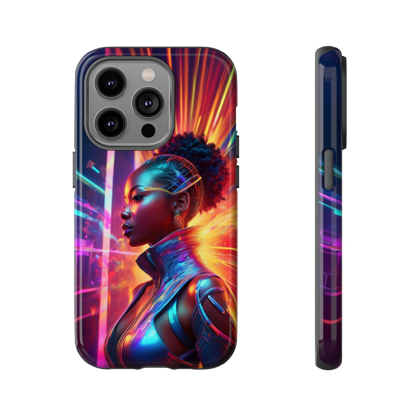 Futuristic Cyberpunk Female Cell Phone Case 001