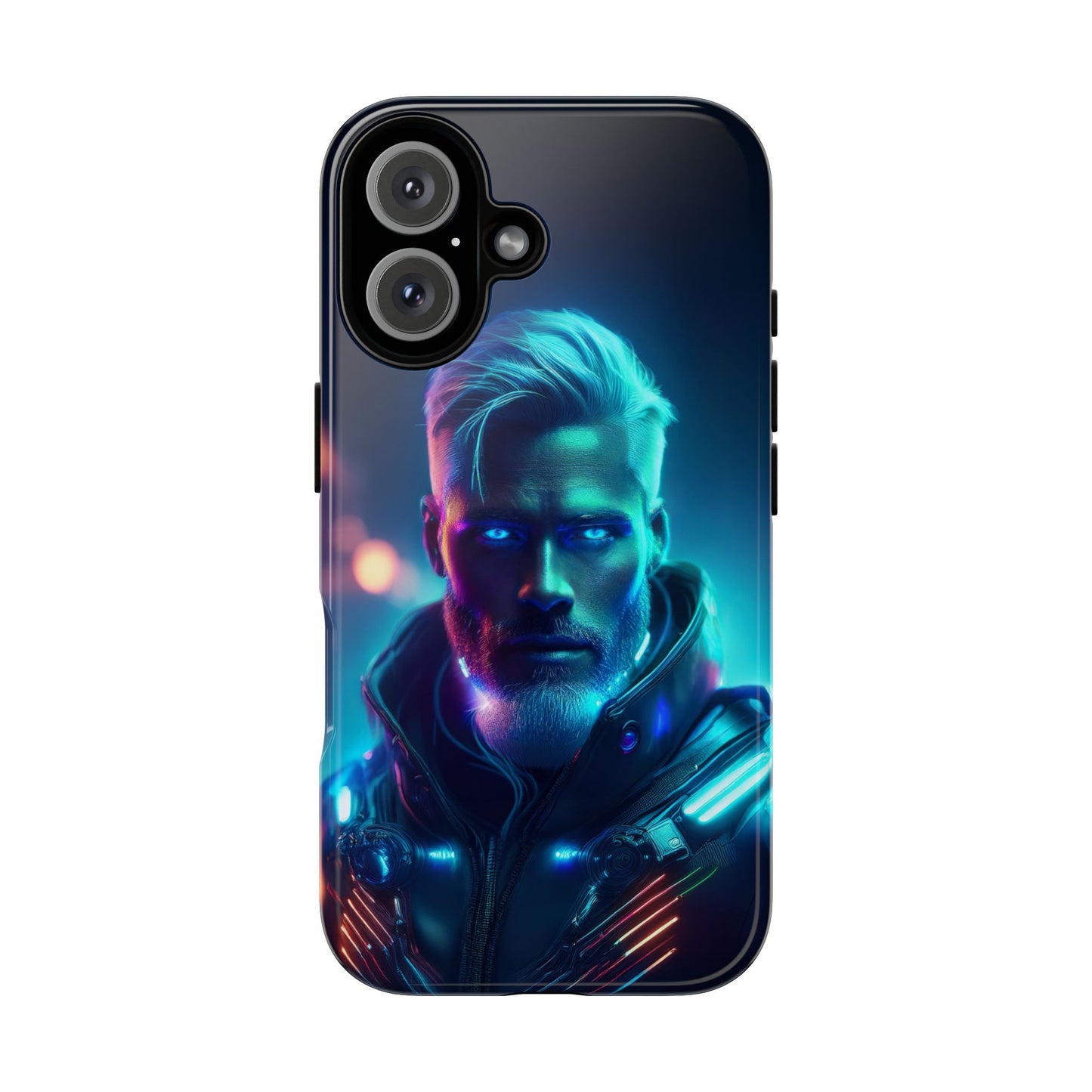 Futuristic Cyberpunk Male Cell Phone Case 023