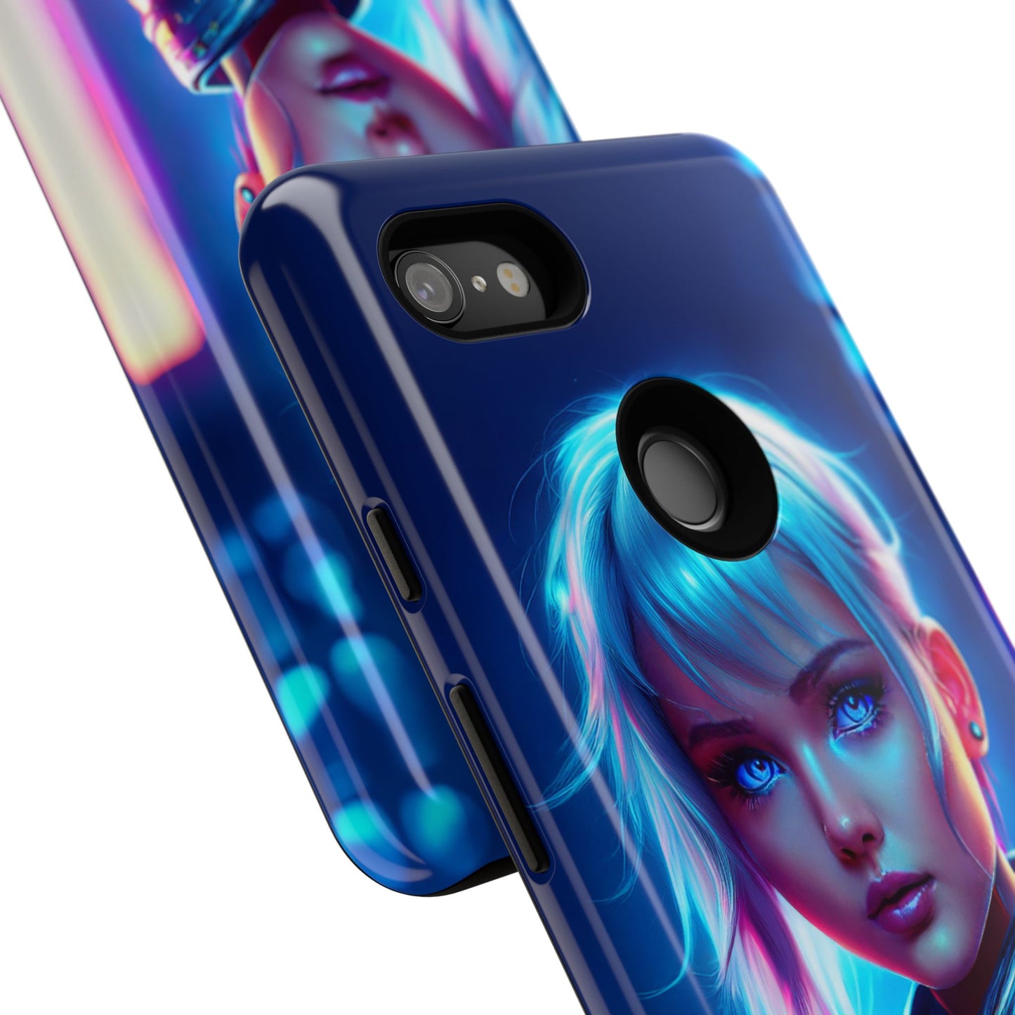 Futuristic Cyberpunk Female Cell Phone Case 013