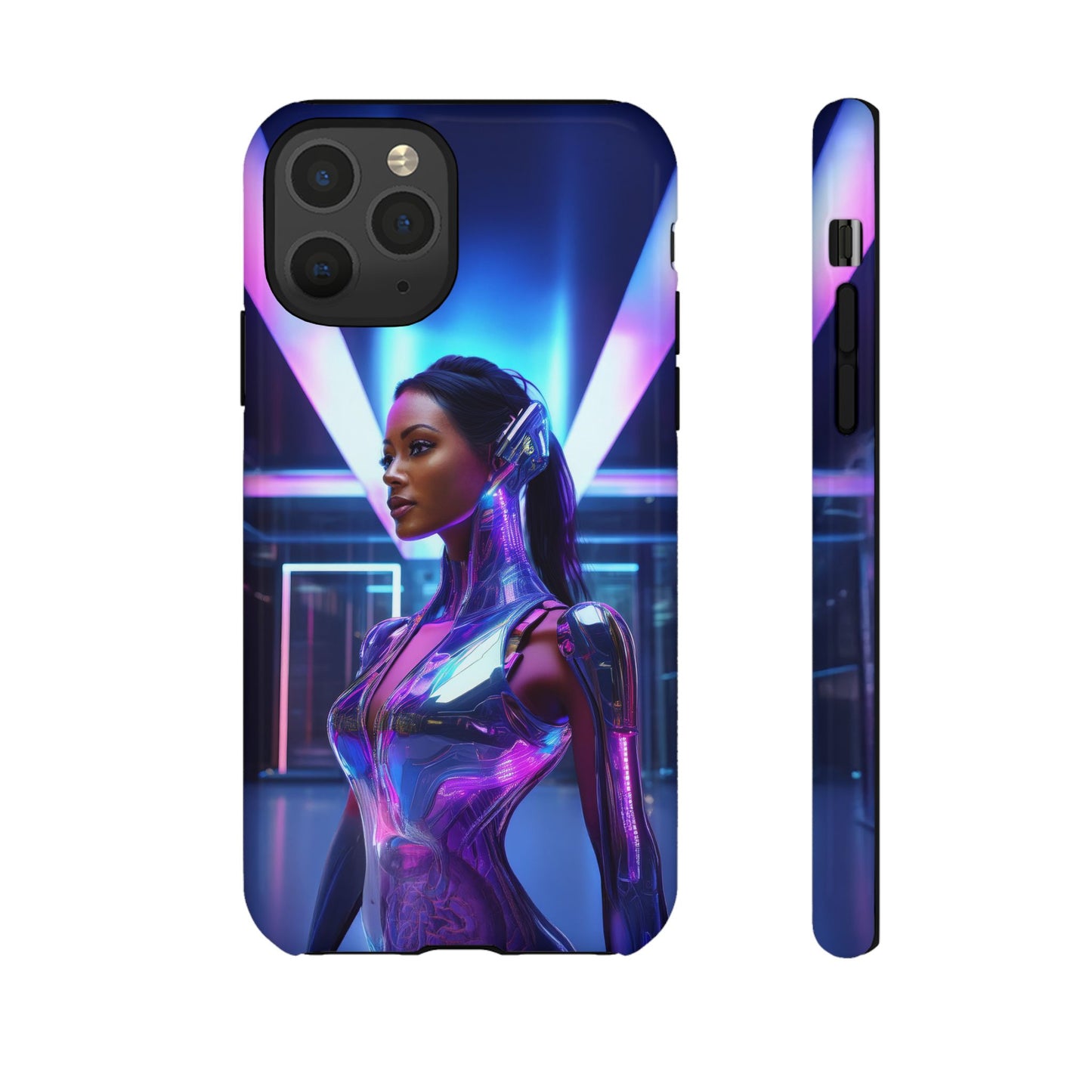 Futuristic Human Android Hybrid Cell Phone Case 017