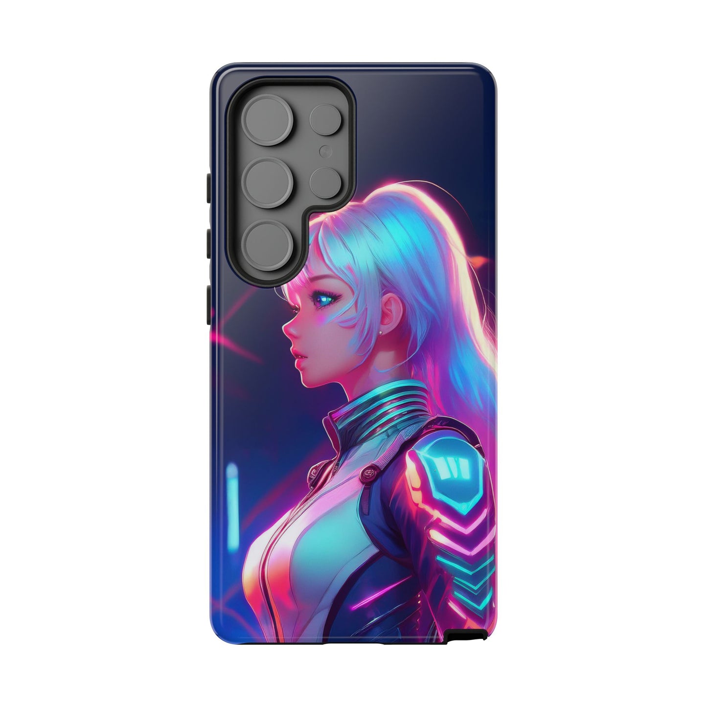 Futuristic Cyberpunk Female Cell Phone Case 009