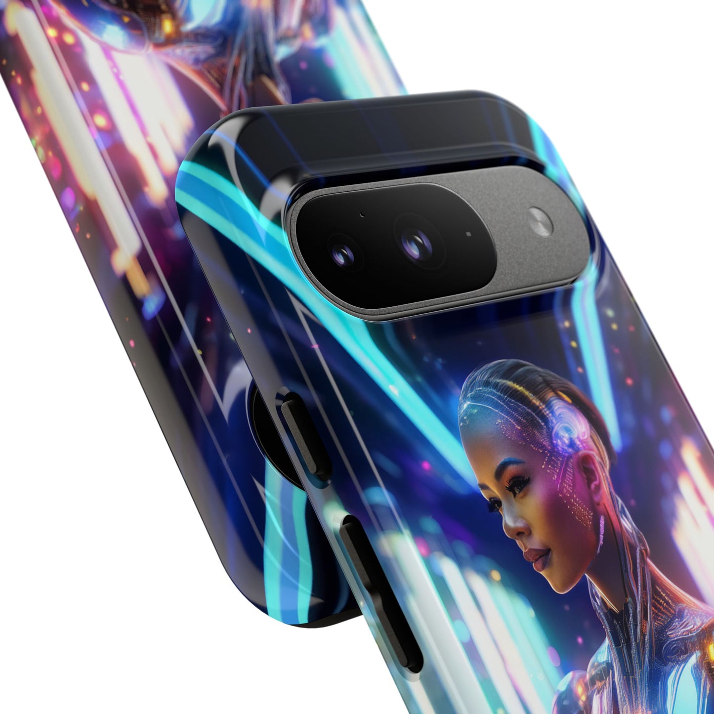 Futuristic Human Android Hybrid Cell Phone Case 010