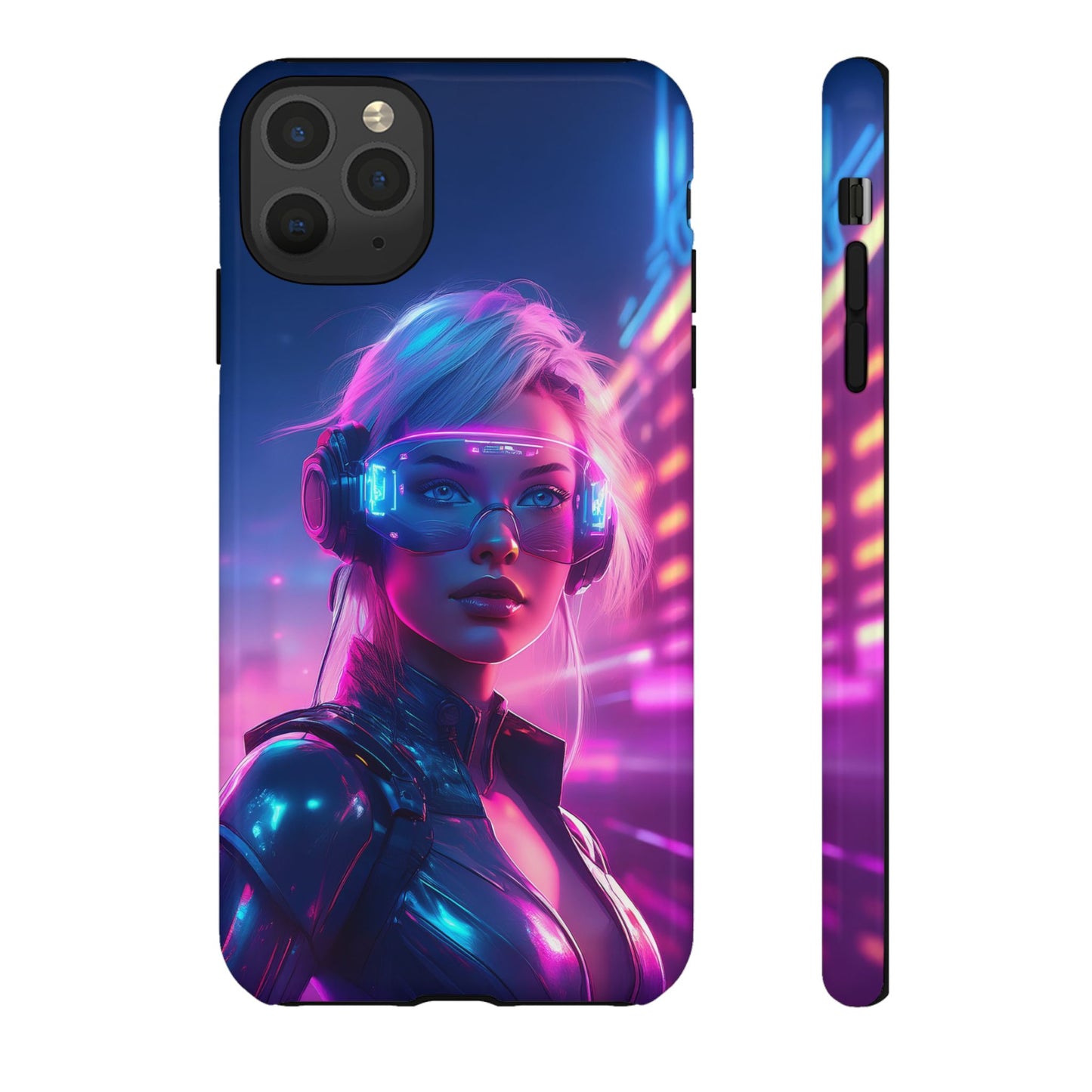 Futuristic Cyberpunk Female Cell Phone Case 029