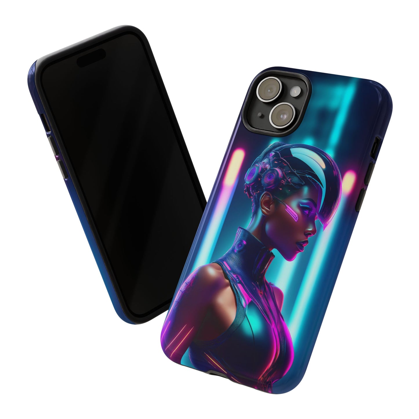 Futuristic Cyberpunk Female Cell Phone Case 021