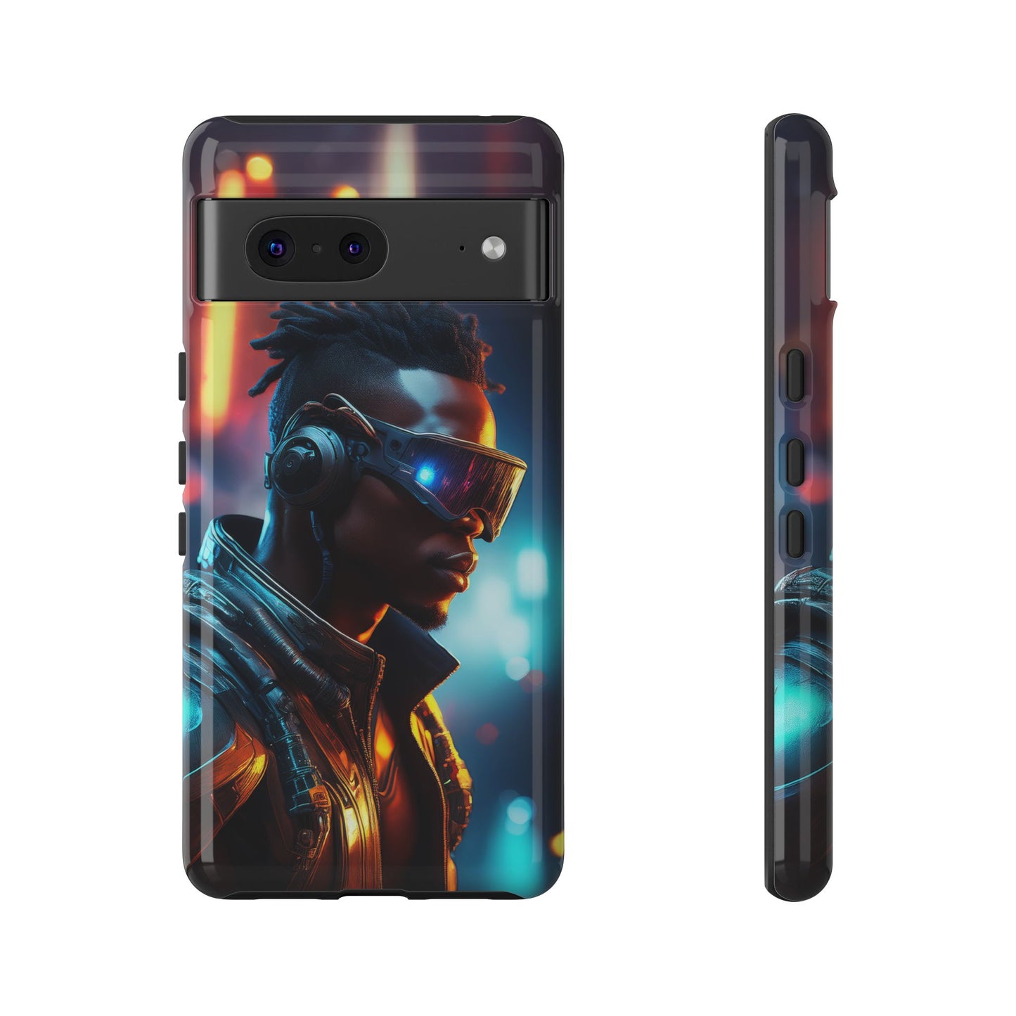 Futuristic Cyberpunk Male Cell Phone Case 016