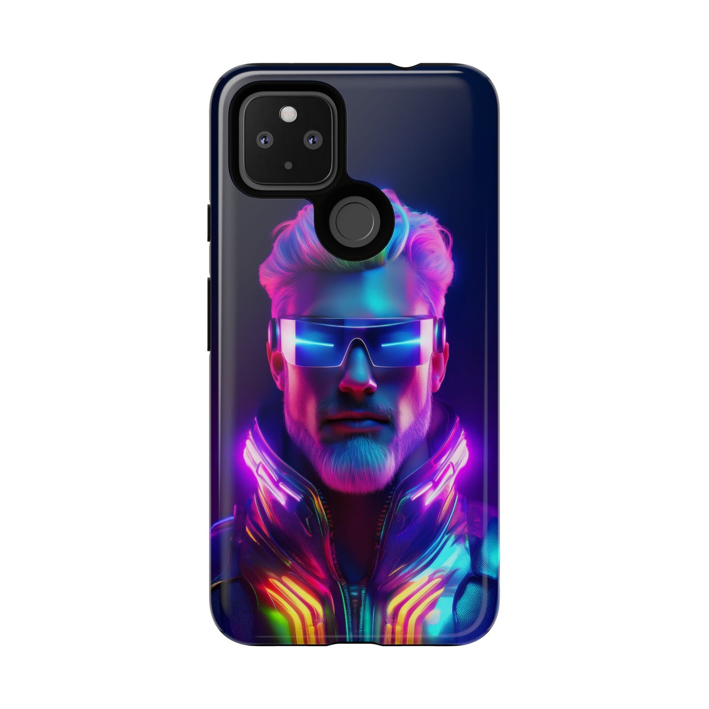 Futuristic Cyberpunk Male Cell Phone Case 026