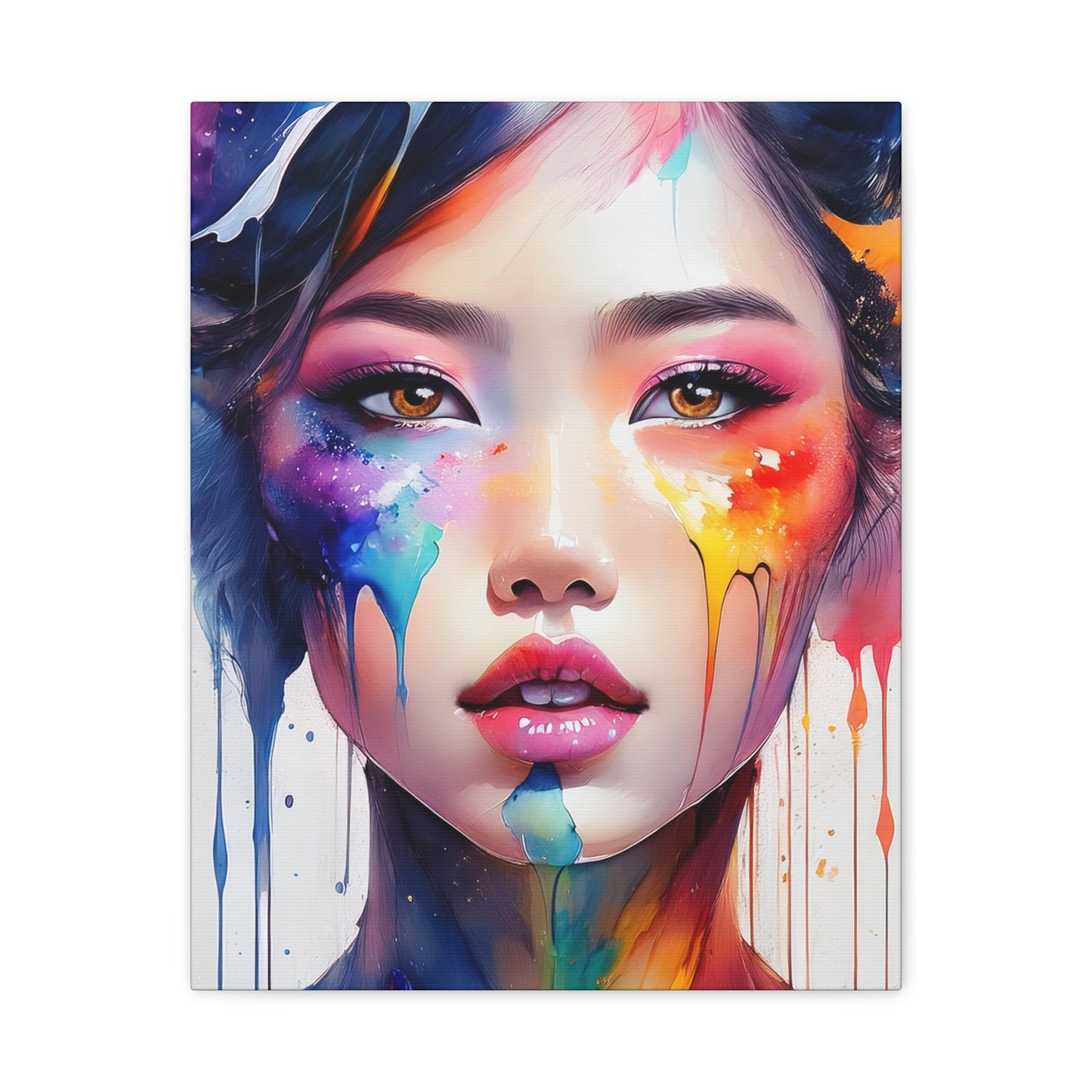 Painted Beauty 002 Canvas Wall Art