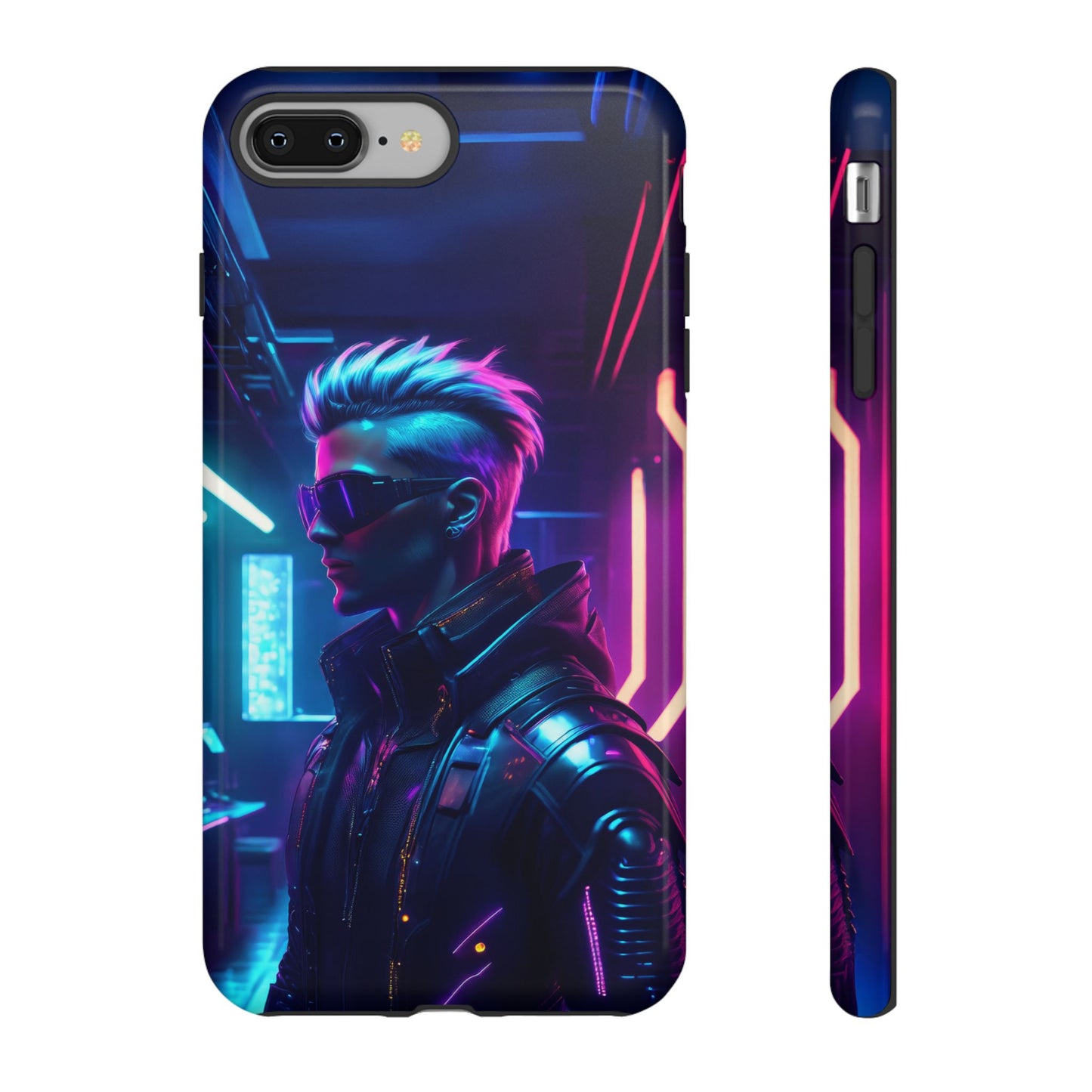 Futuristic Cyberpunk Male Cell Phone Case 002