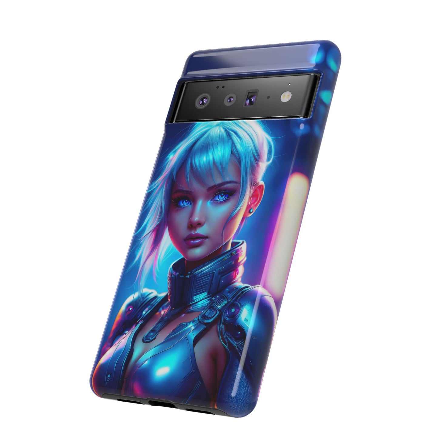 Futuristic Cyberpunk Female Cell Phone Case 013