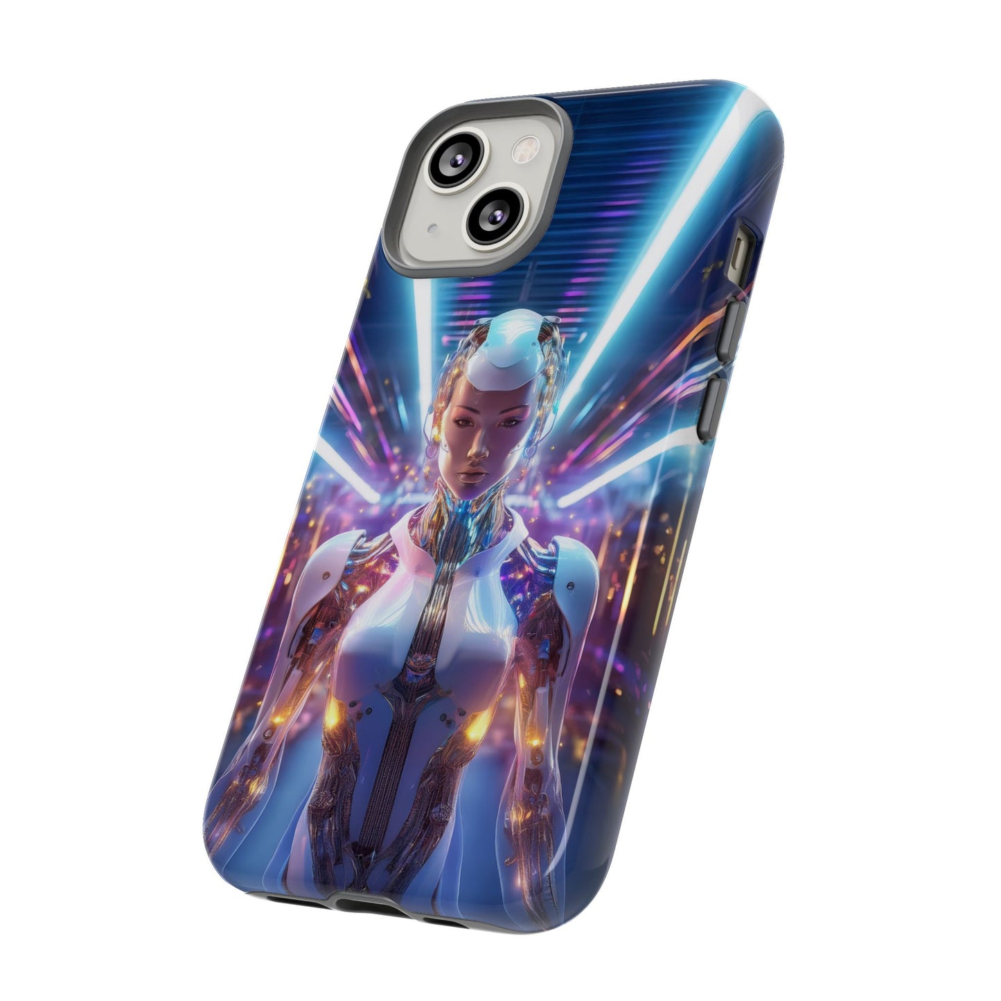 Futuristic Human Android Hybrid Cell Phone Case 007