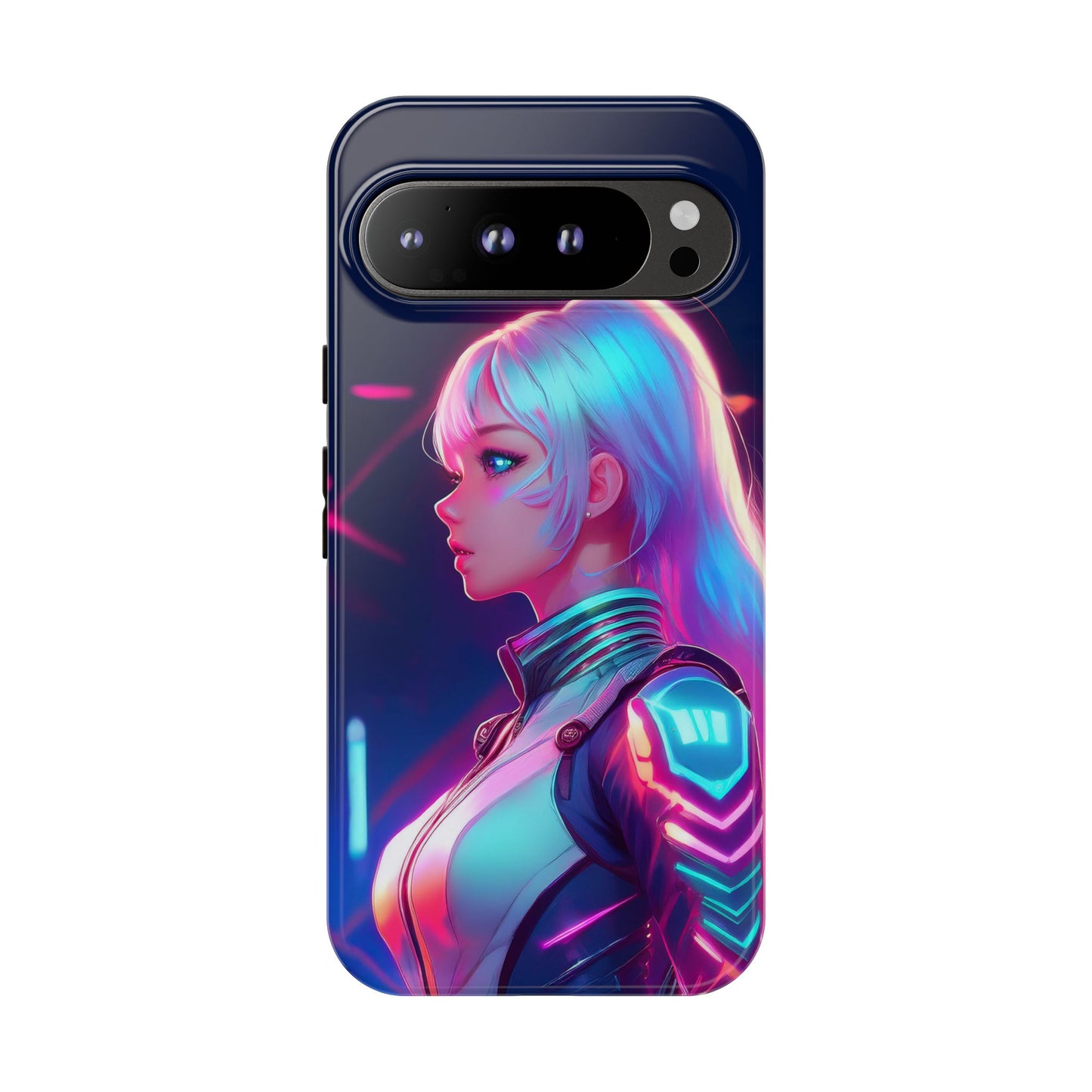 Futuristic Cyberpunk Female Cell Phone Case 009