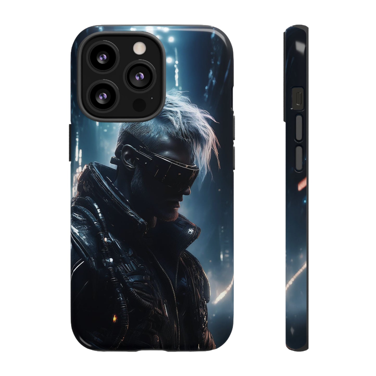 Futuristic Cyberpunk Male Cell Phone Case 025