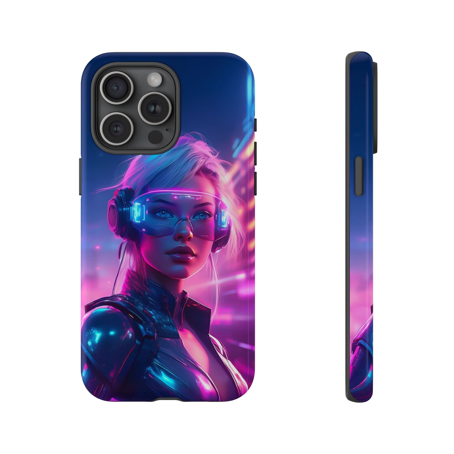 Futuristic Cyberpunk Female Cell Phone Case 029