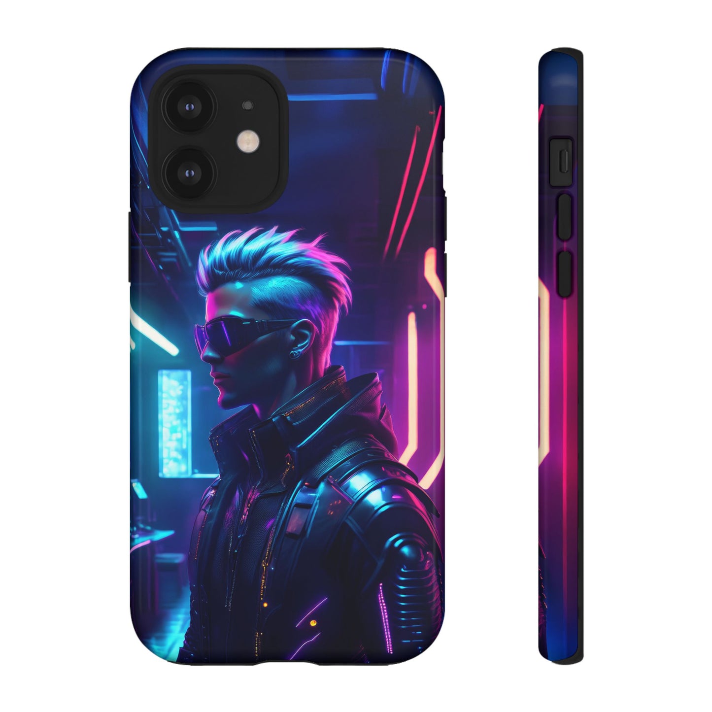 Futuristic Cyberpunk Male Cell Phone Case 002