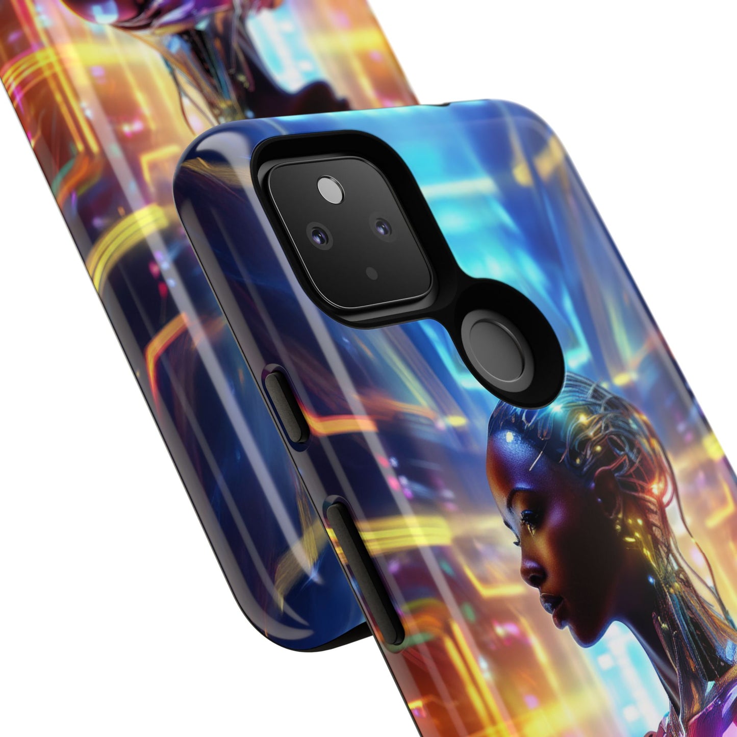 Futuristic Human Android Hybrid Cell Phone Case 011