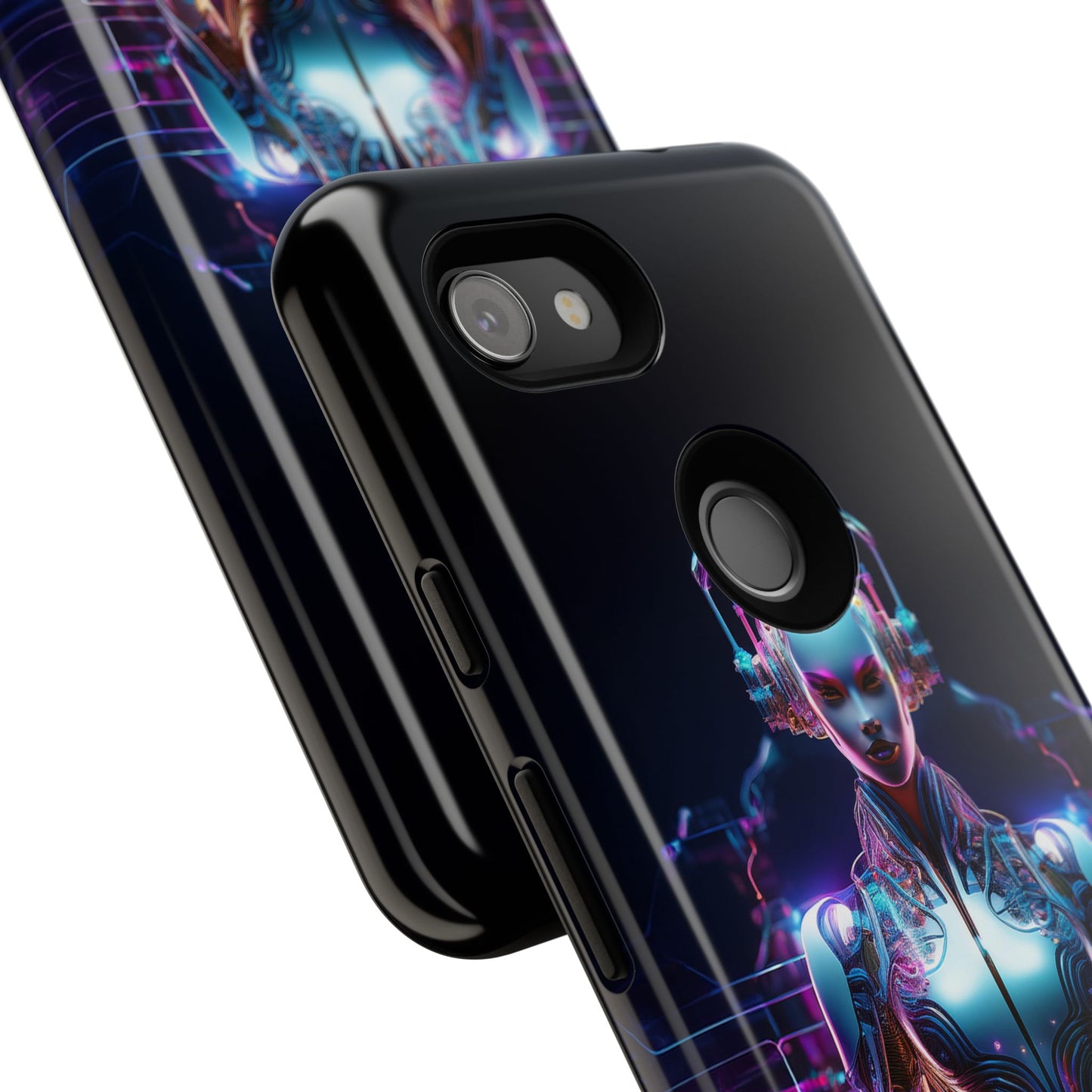 Futuristic Human Android Hybrid Cell Phone Case 001