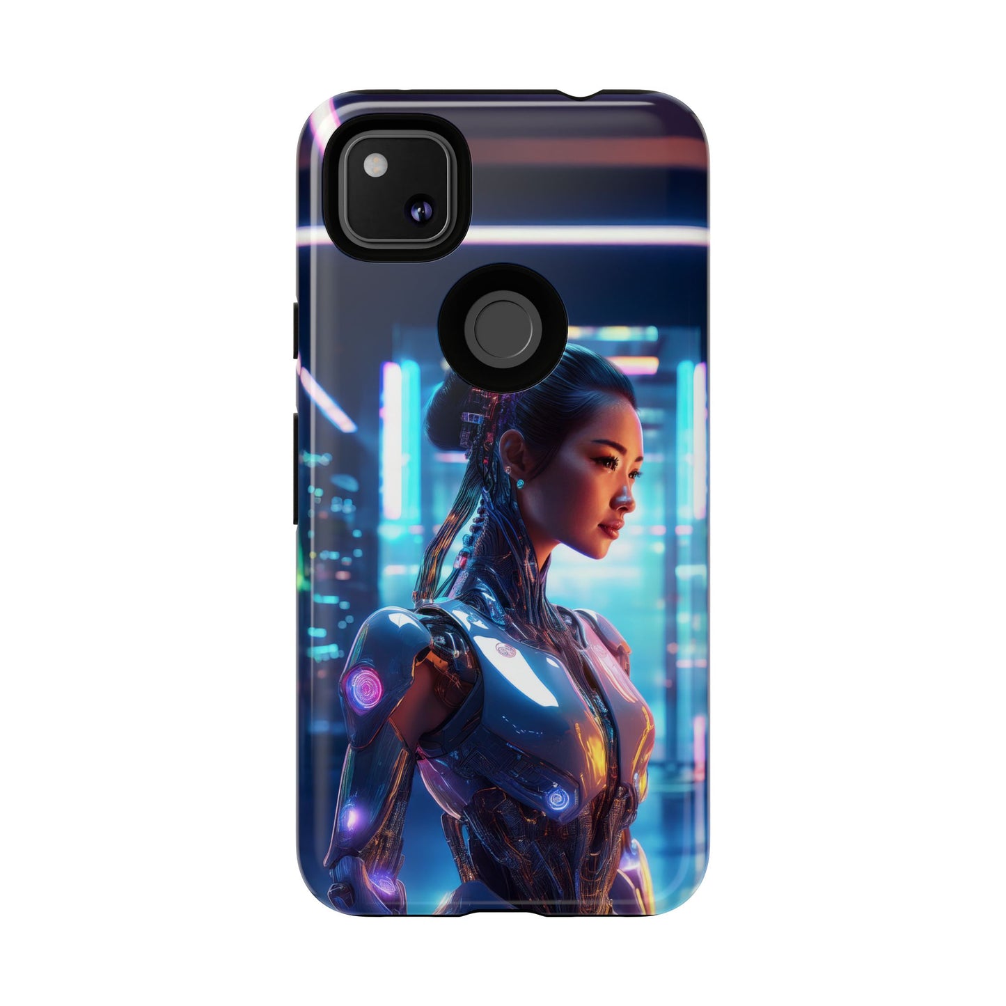 Futuristic Human Android Hybrid Cell Phone Case 013