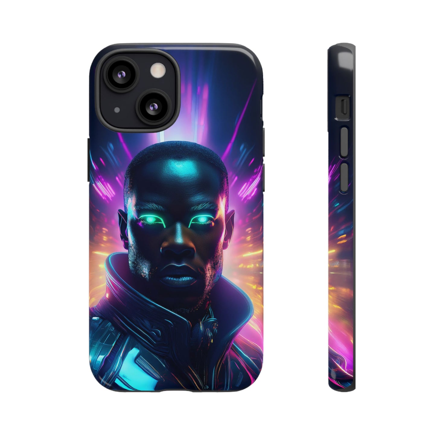 Futuristic Cyberpunk Male Cell Phone Case 022