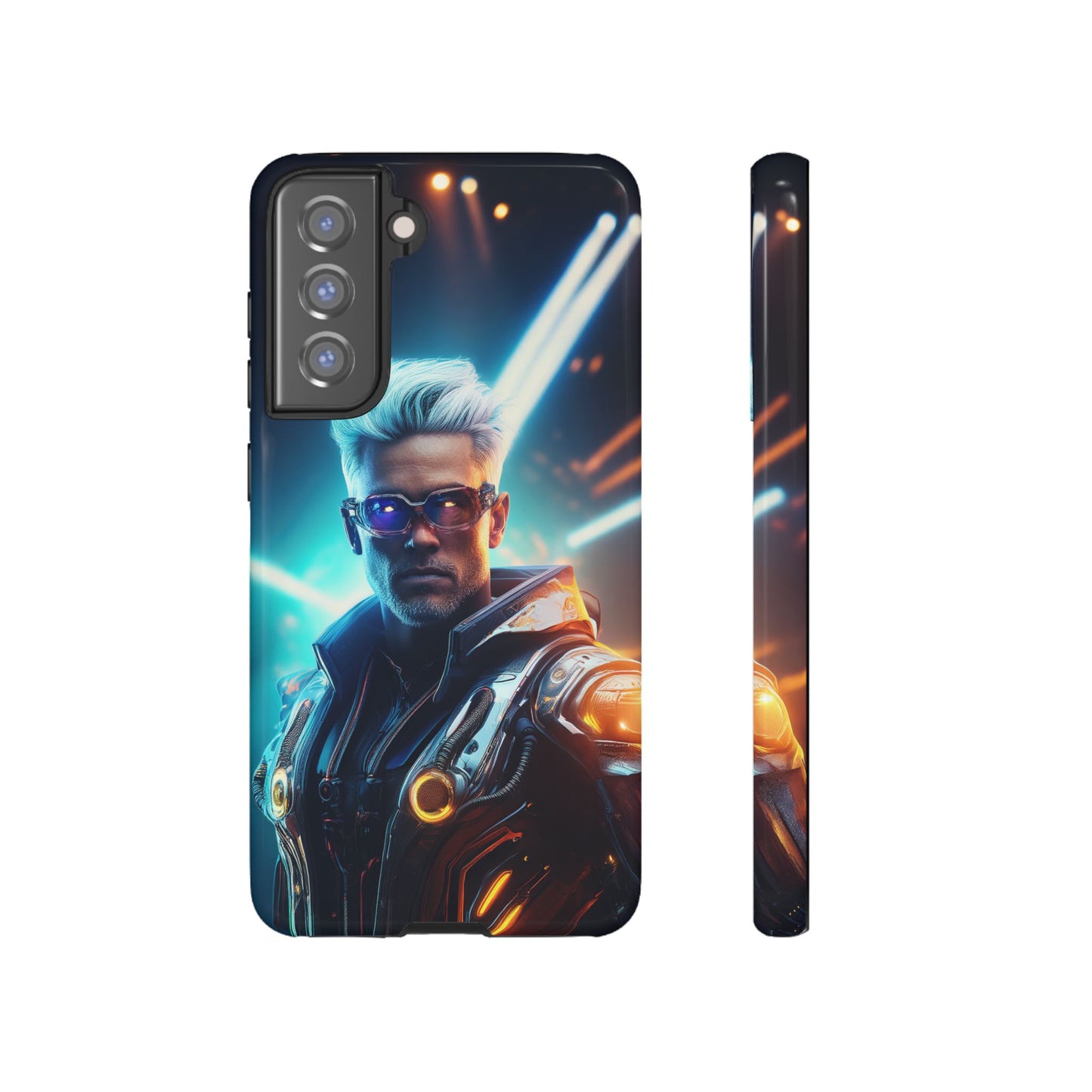 Futuristic Cyberpunk Male Cell Phone Case 013