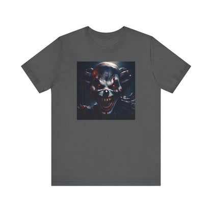 Terrifying Clown Face Halloween Shirt – Haunted Circus Horror Graphic Tee for Halloween Fright Fans
