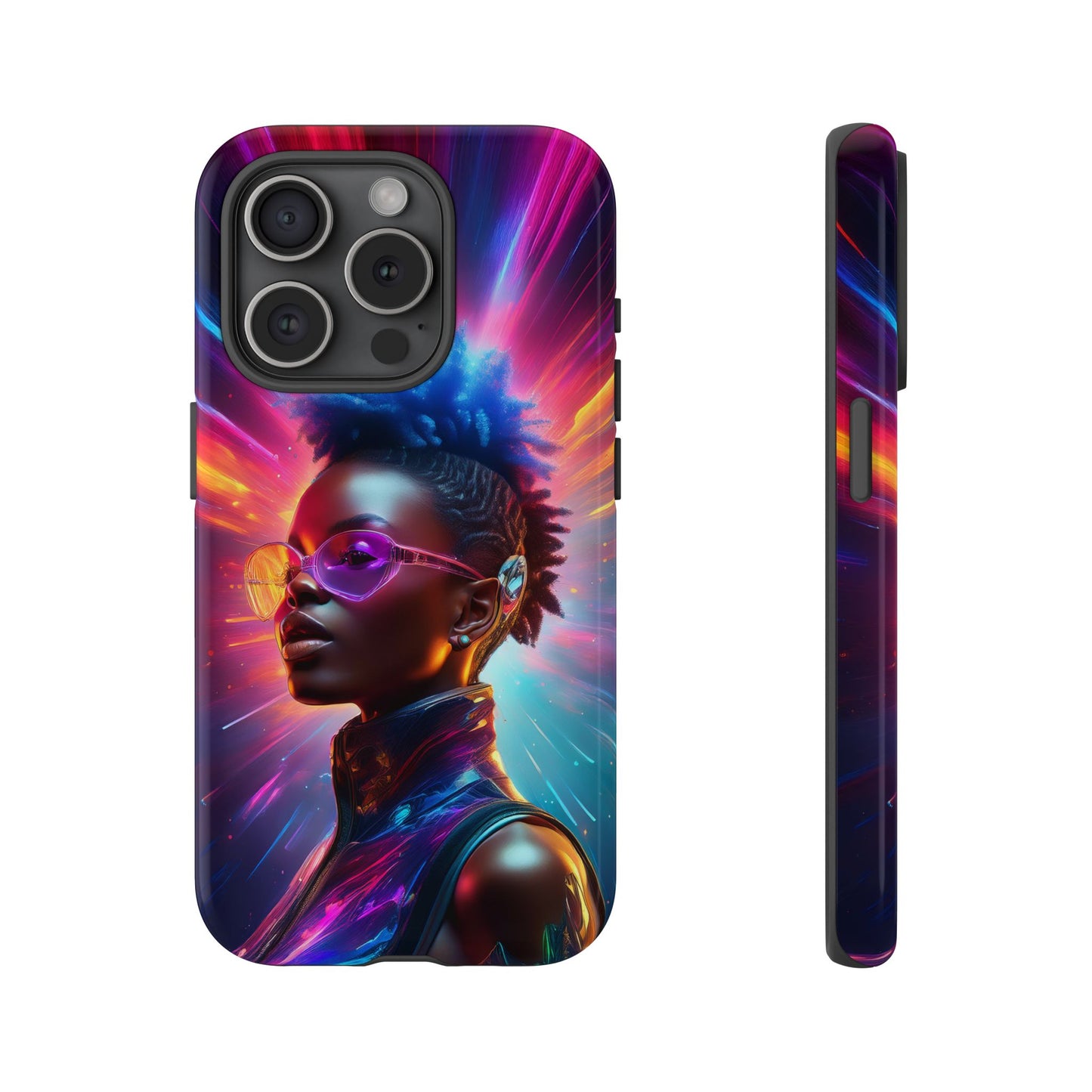 Futuristic Cyberpunk Female Cell Phone Case 026