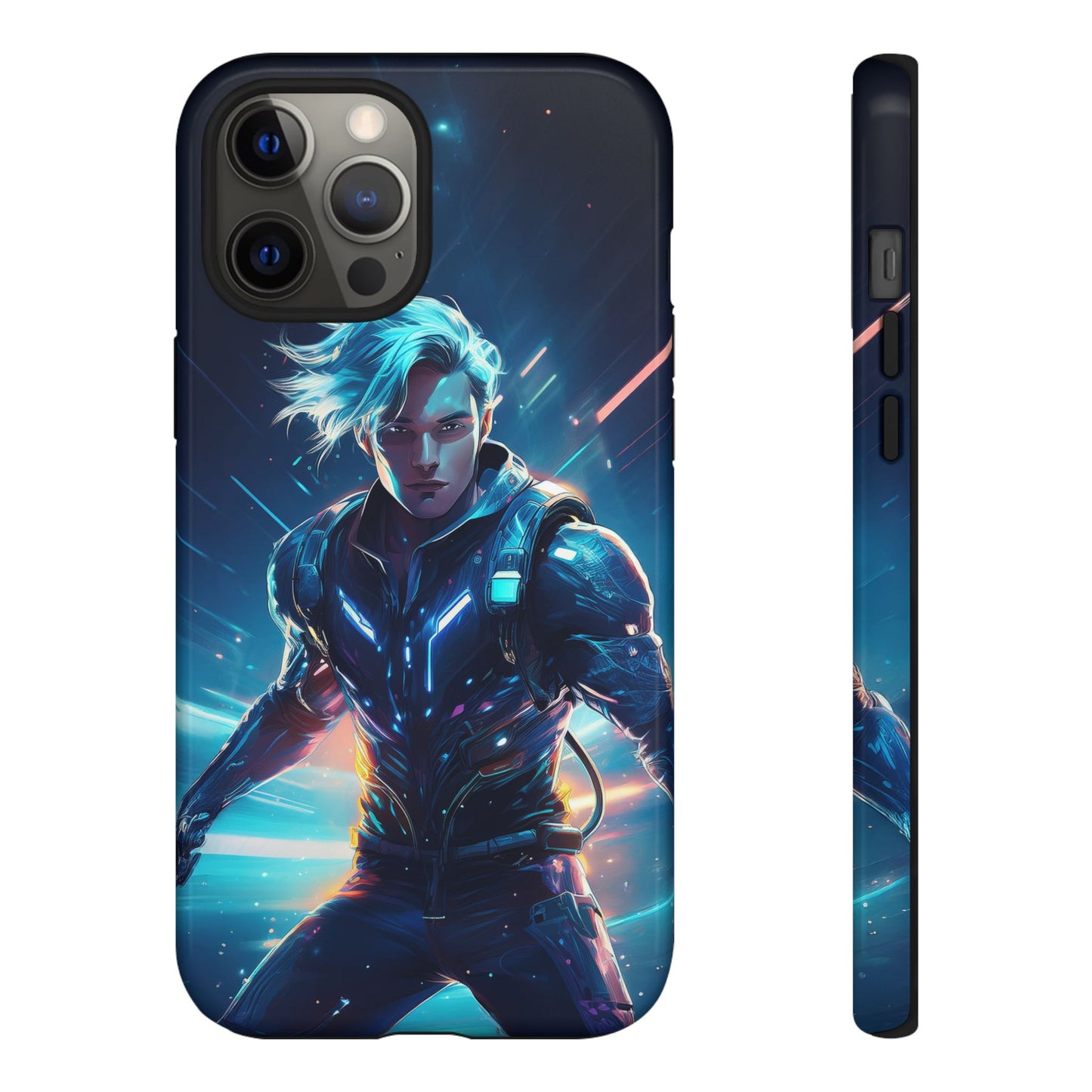 Futuristic Cyberpunk Male Cell Phone Case 024