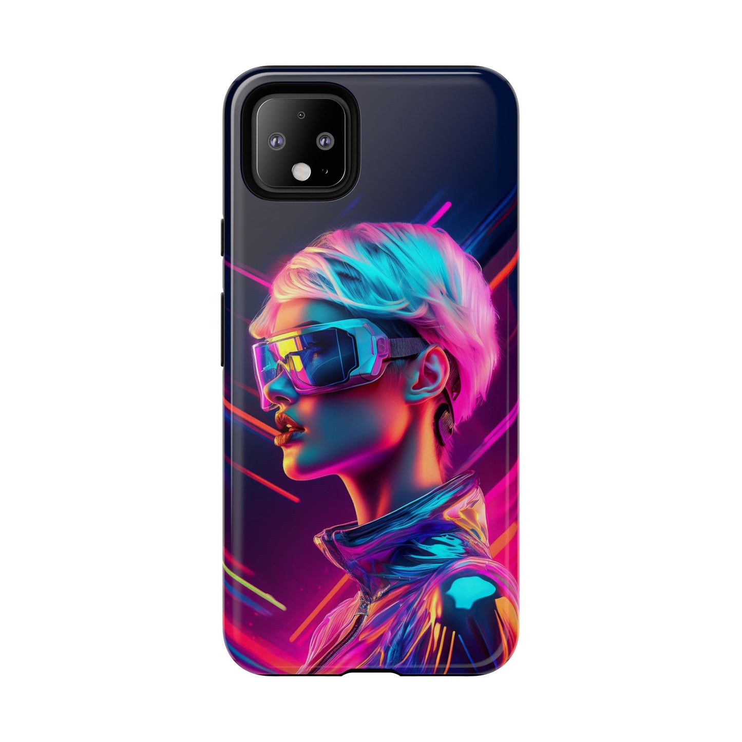 Futuristic Cyberpunk Female Cell Phone Case 031