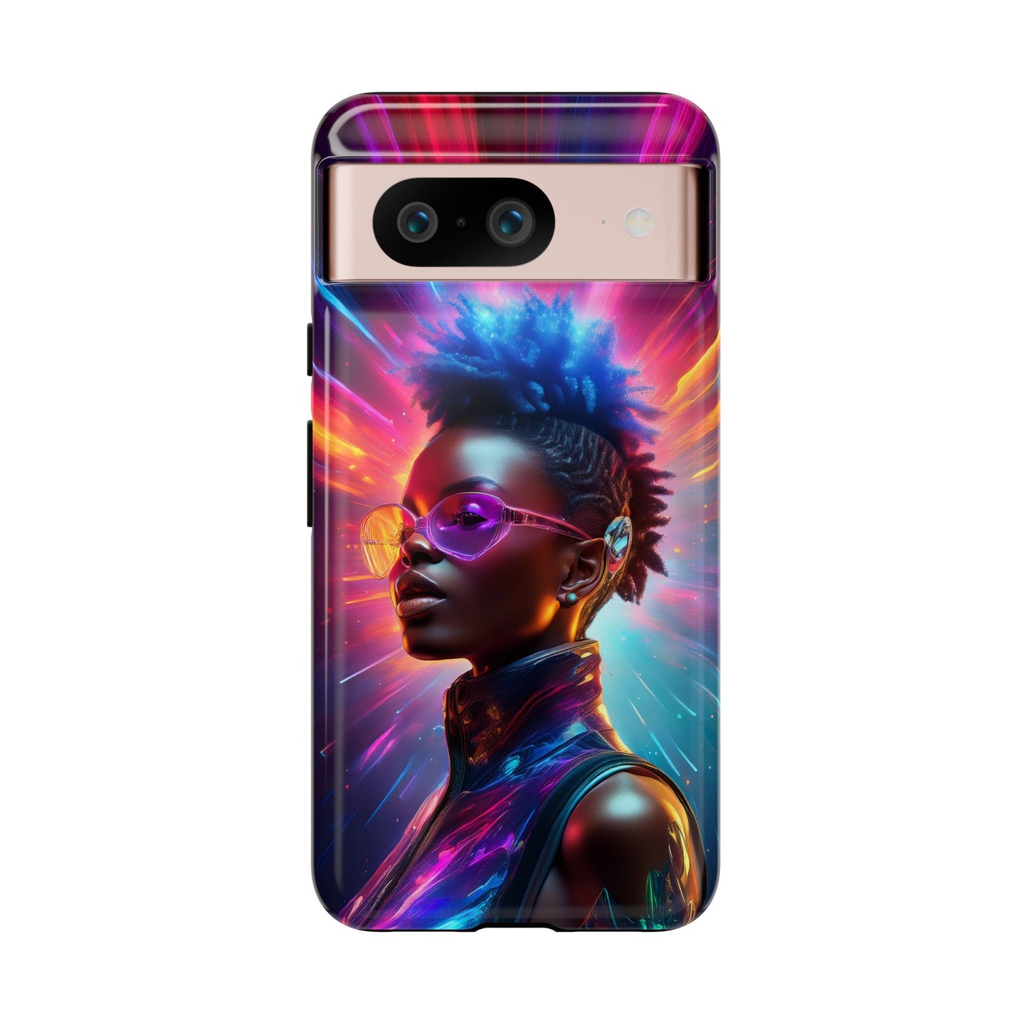 Futuristic Cyberpunk Female Cell Phone Case 026