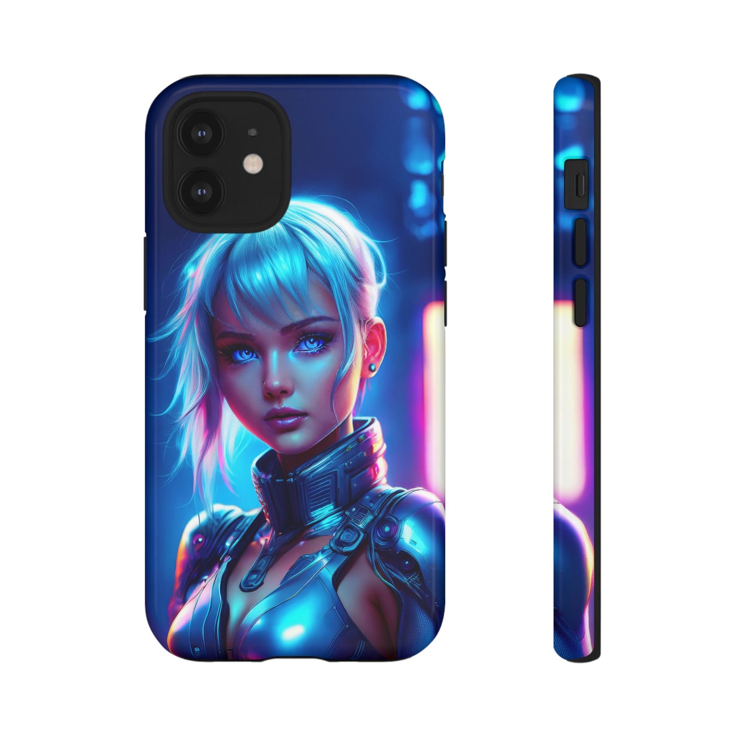 Futuristic Cyberpunk Female Cell Phone Case 013