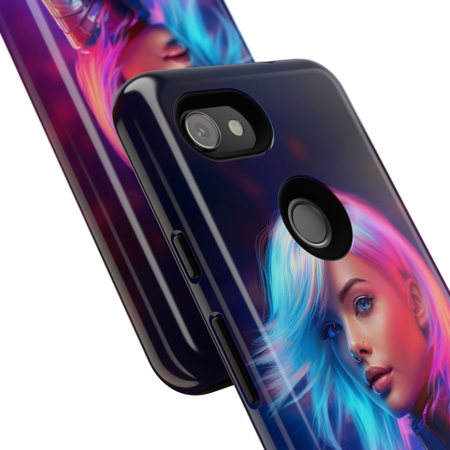 Futuristic Cyberpunk Female Cell Phone Case 028