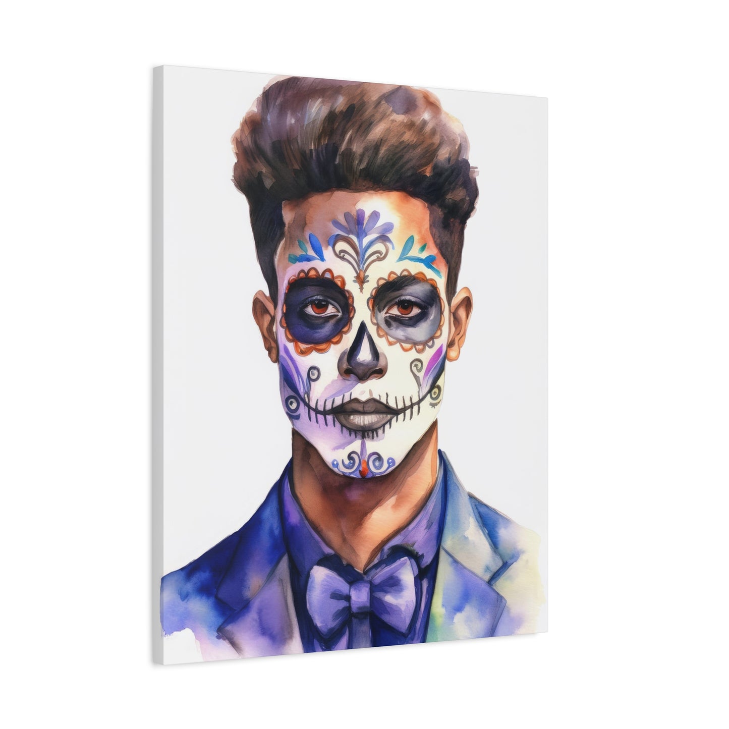 Dia de los Muertos Canvas Art | Day of the Dead - Stretched Matte Wall Decor 013