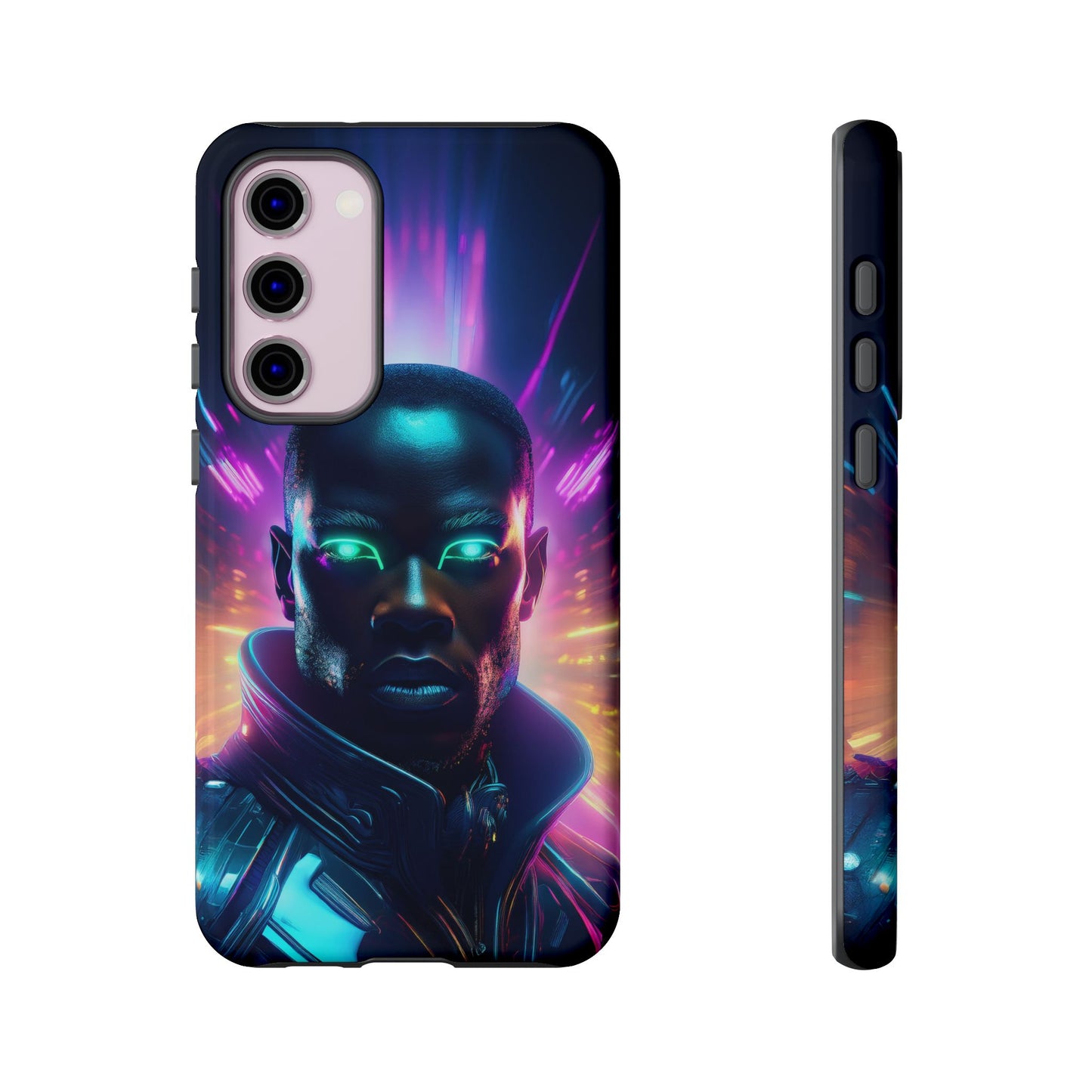 Futuristic Cyberpunk Male Cell Phone Case 022