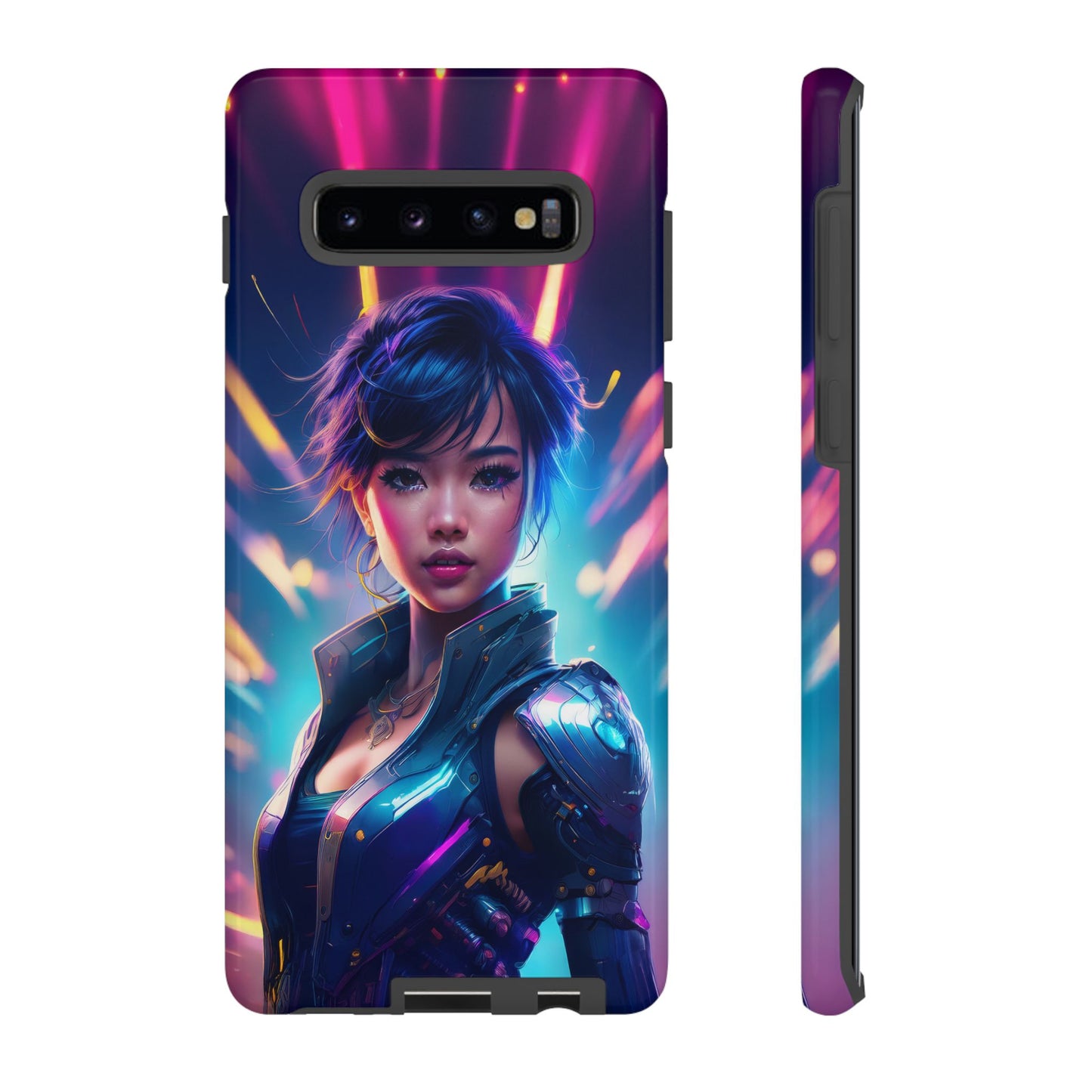 Futuristic Cyberpunk Female Cell Phone Case 024