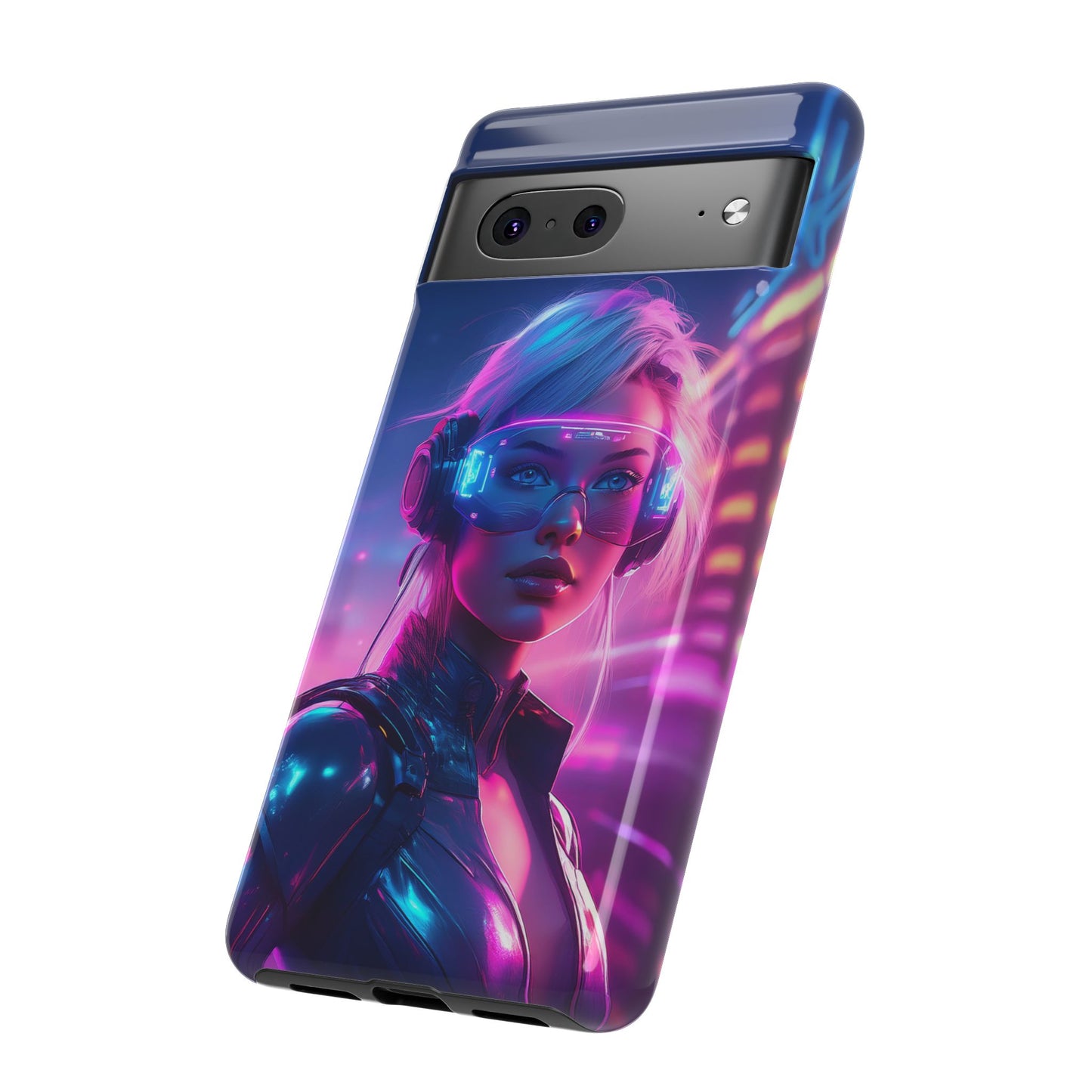 Futuristic Cyberpunk Female Cell Phone Case 029