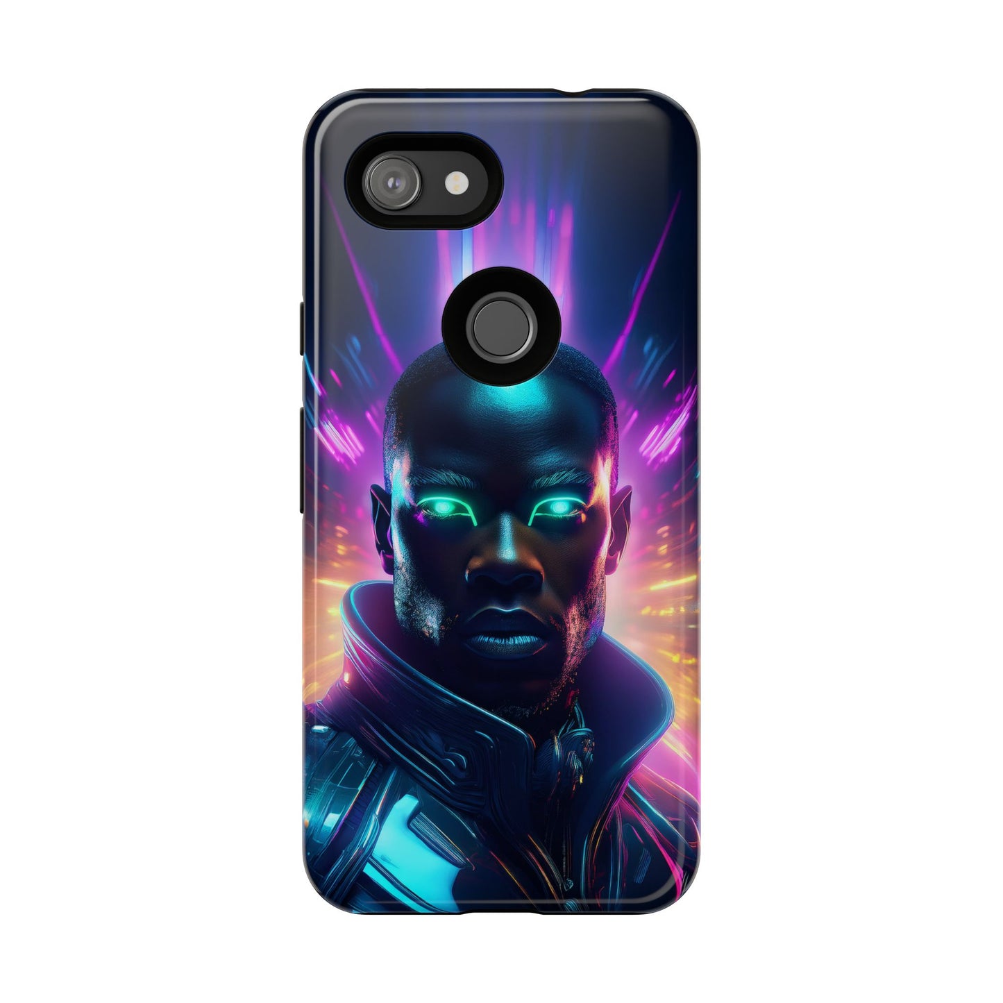 Futuristic Cyberpunk Male Cell Phone Case 022