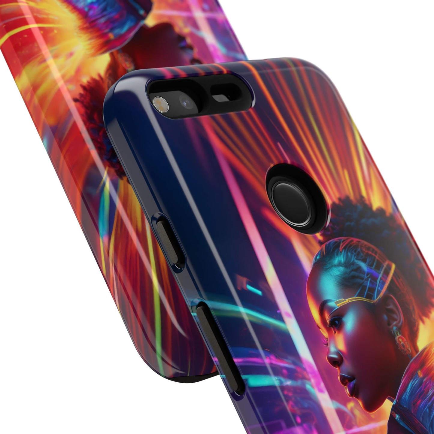 Futuristic Cyberpunk Female Cell Phone Case 001