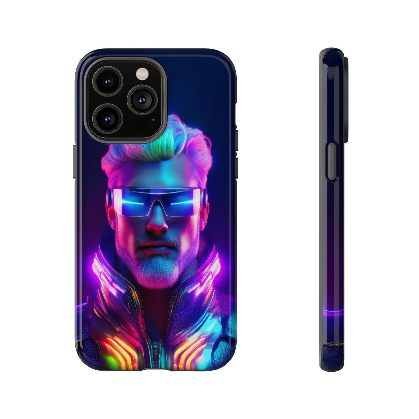 Futuristic Cyberpunk Male Cell Phone Case 026