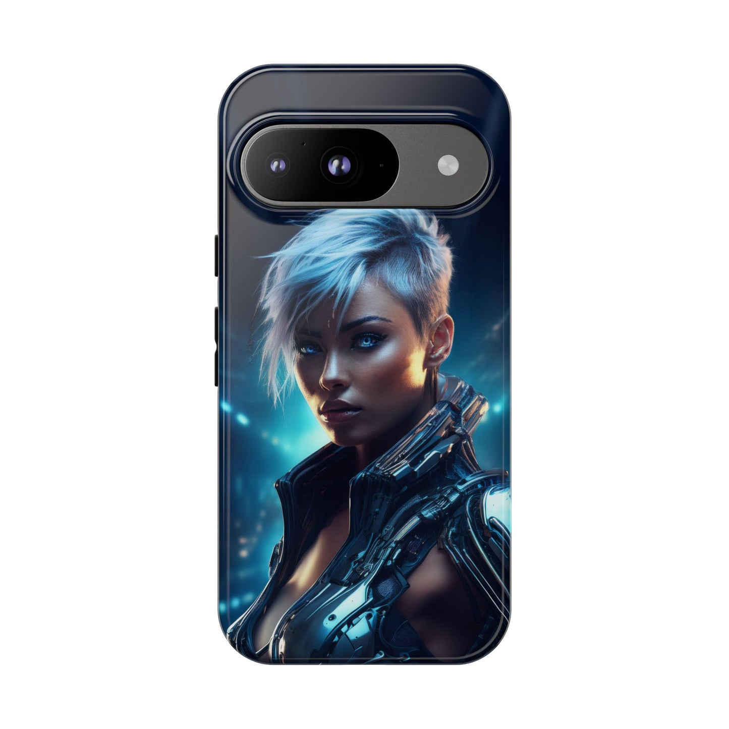 Futuristic Cyberpunk Female Cell Phone Case 027