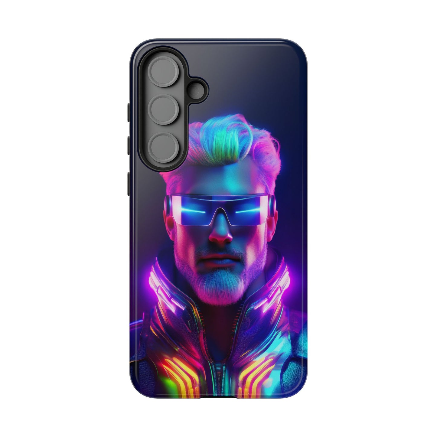 Futuristic Cyberpunk Male Cell Phone Case 026