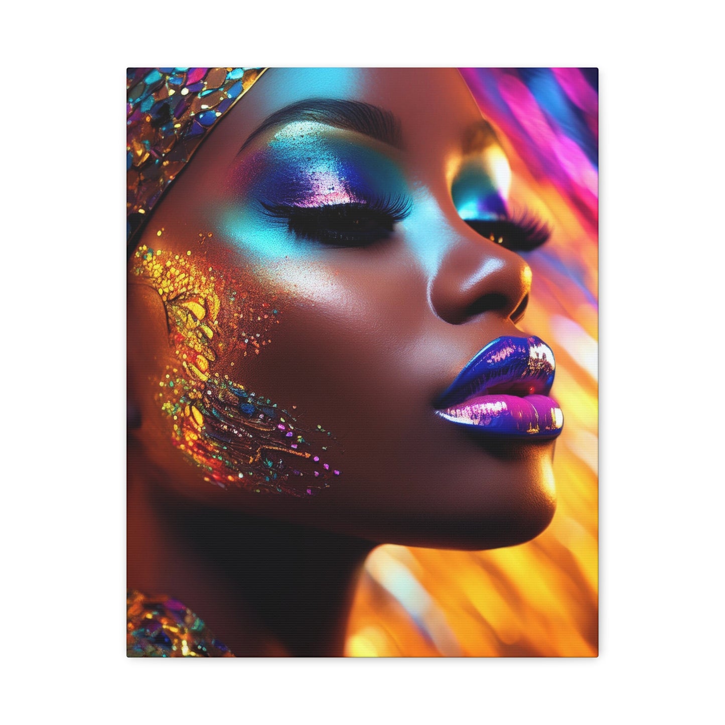 Glitter Love 013- Canvas Print – Vibrant Wall Decor