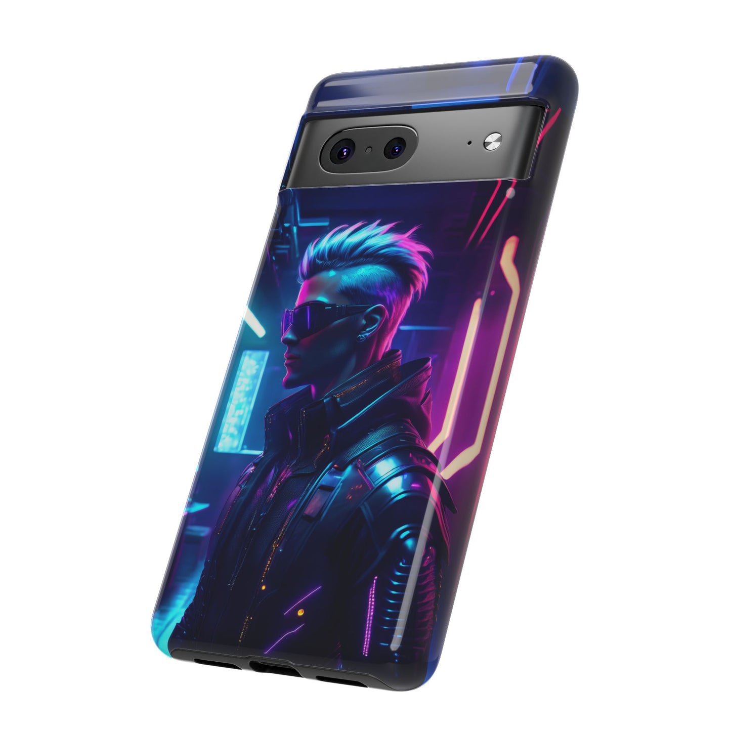 Futuristic Cyberpunk Male Cell Phone Case 002