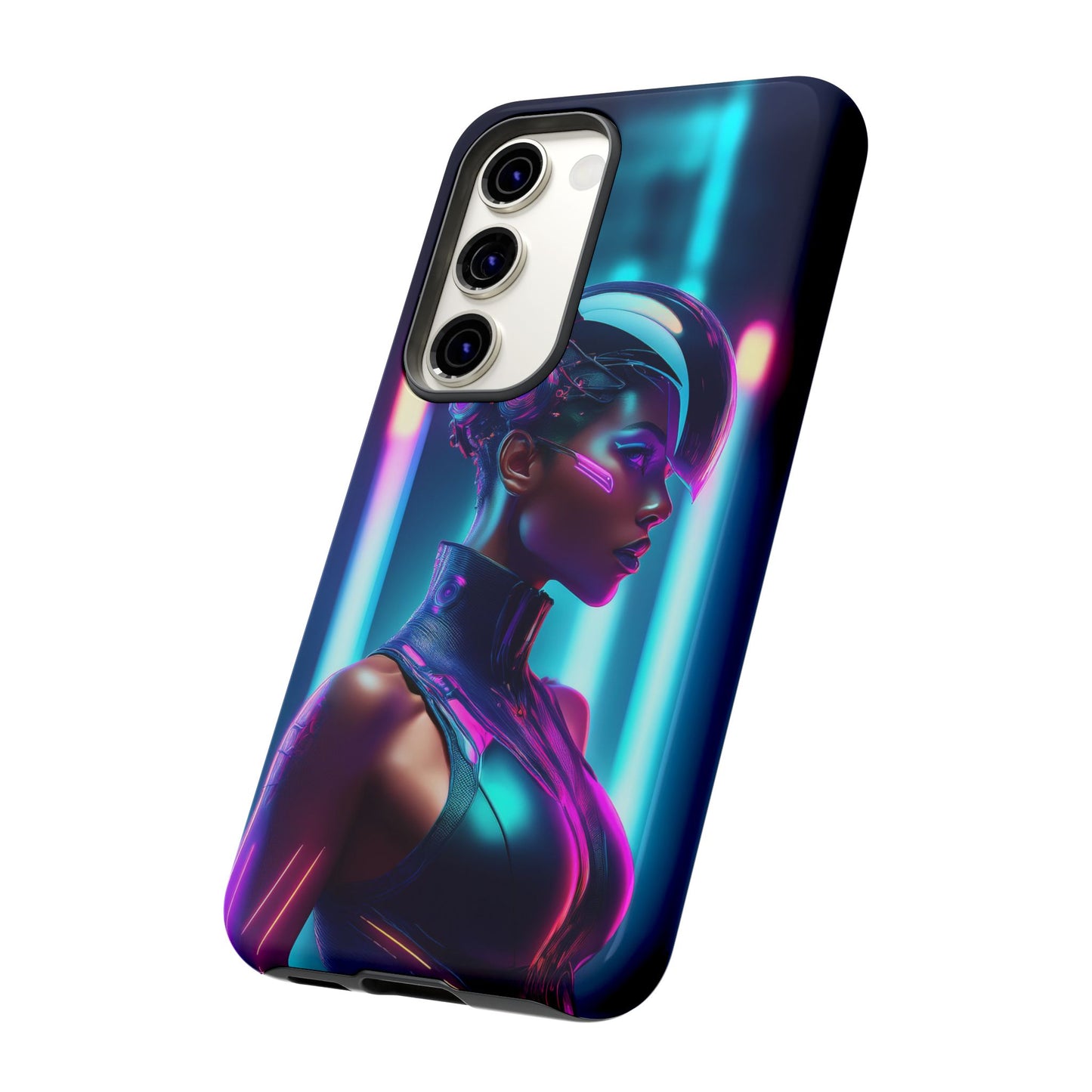 Futuristic Cyberpunk Female Cell Phone Case 021