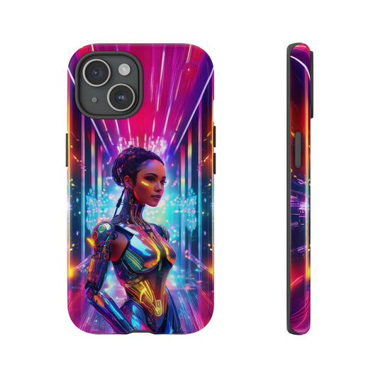 Futuristic Human Android Hybrid Cell Phone Case 006