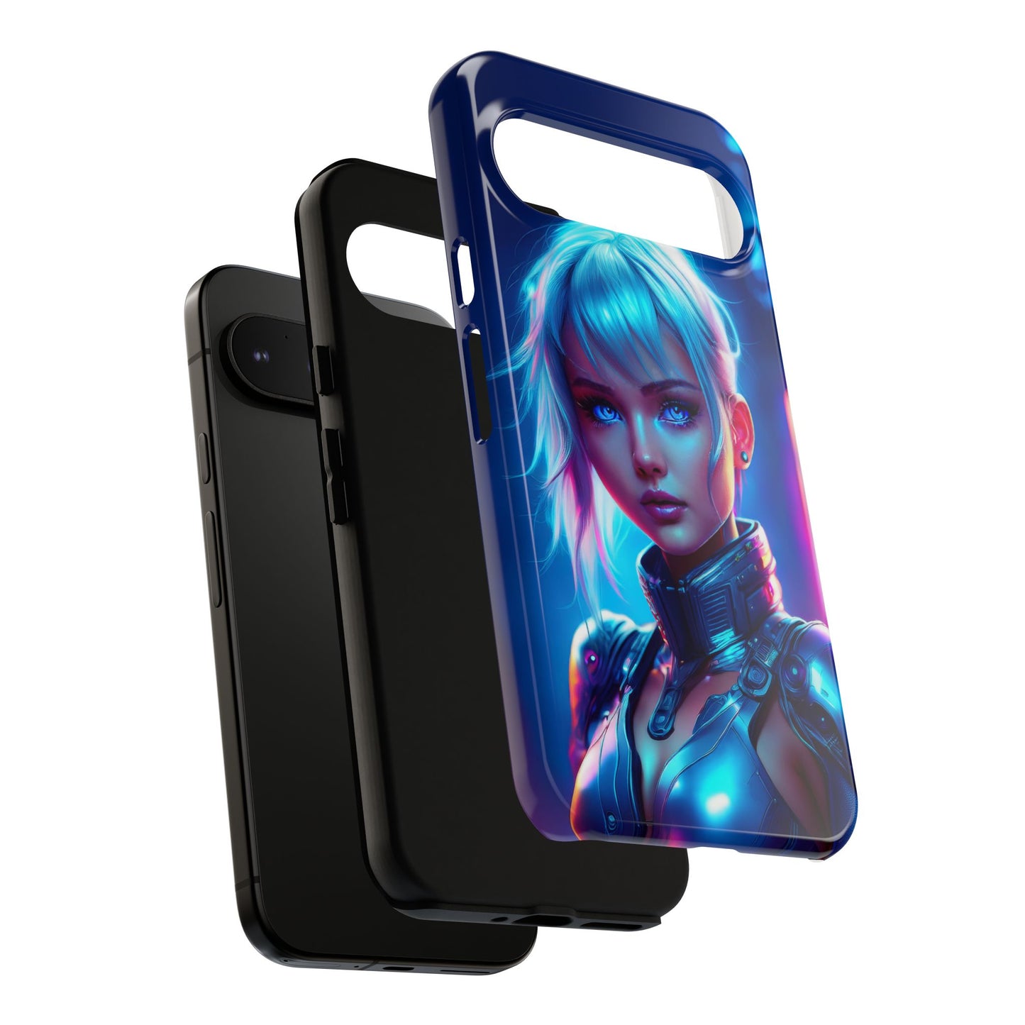 Futuristic Cyberpunk Female Cell Phone Case 013