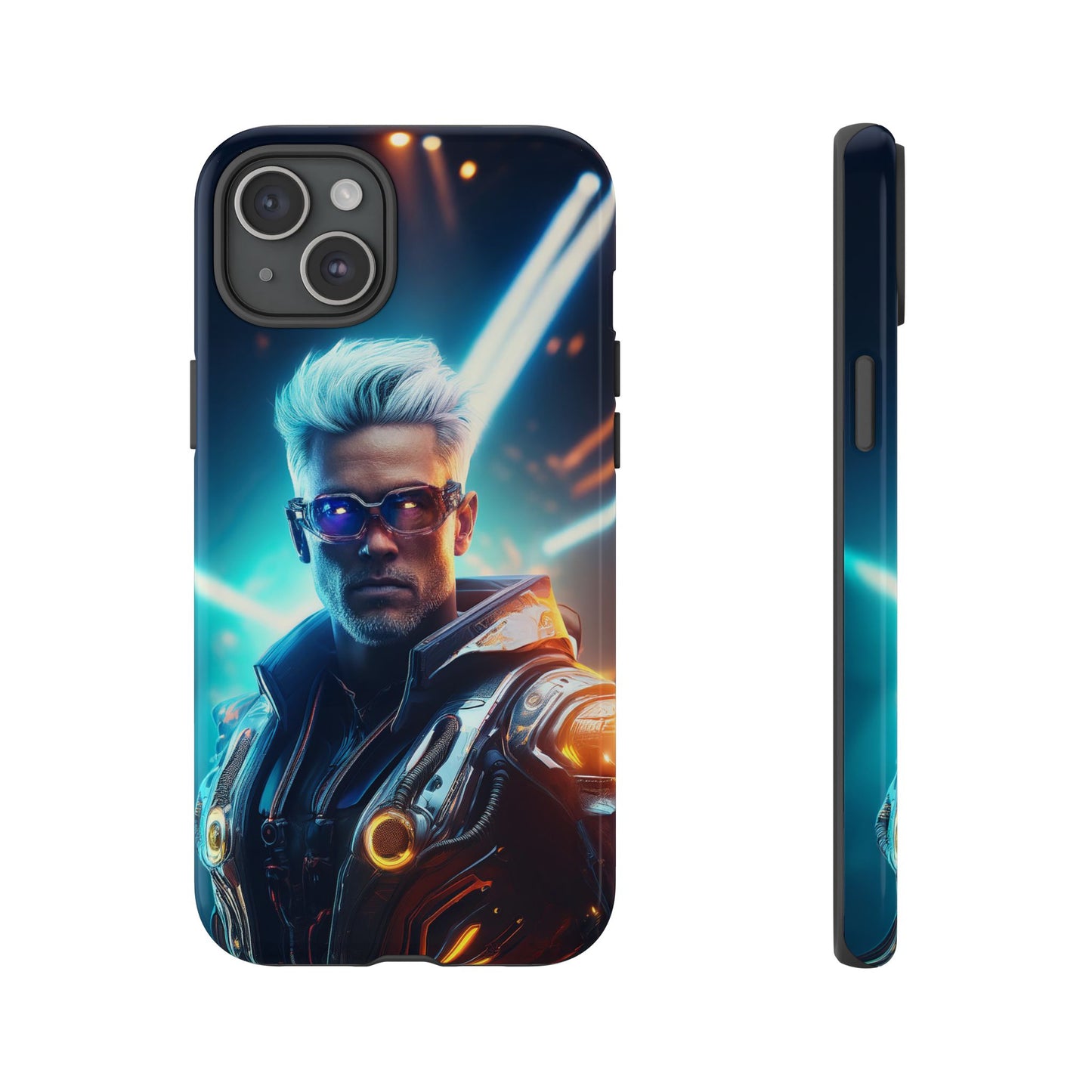 Futuristic Cyberpunk Male Cell Phone Case 013